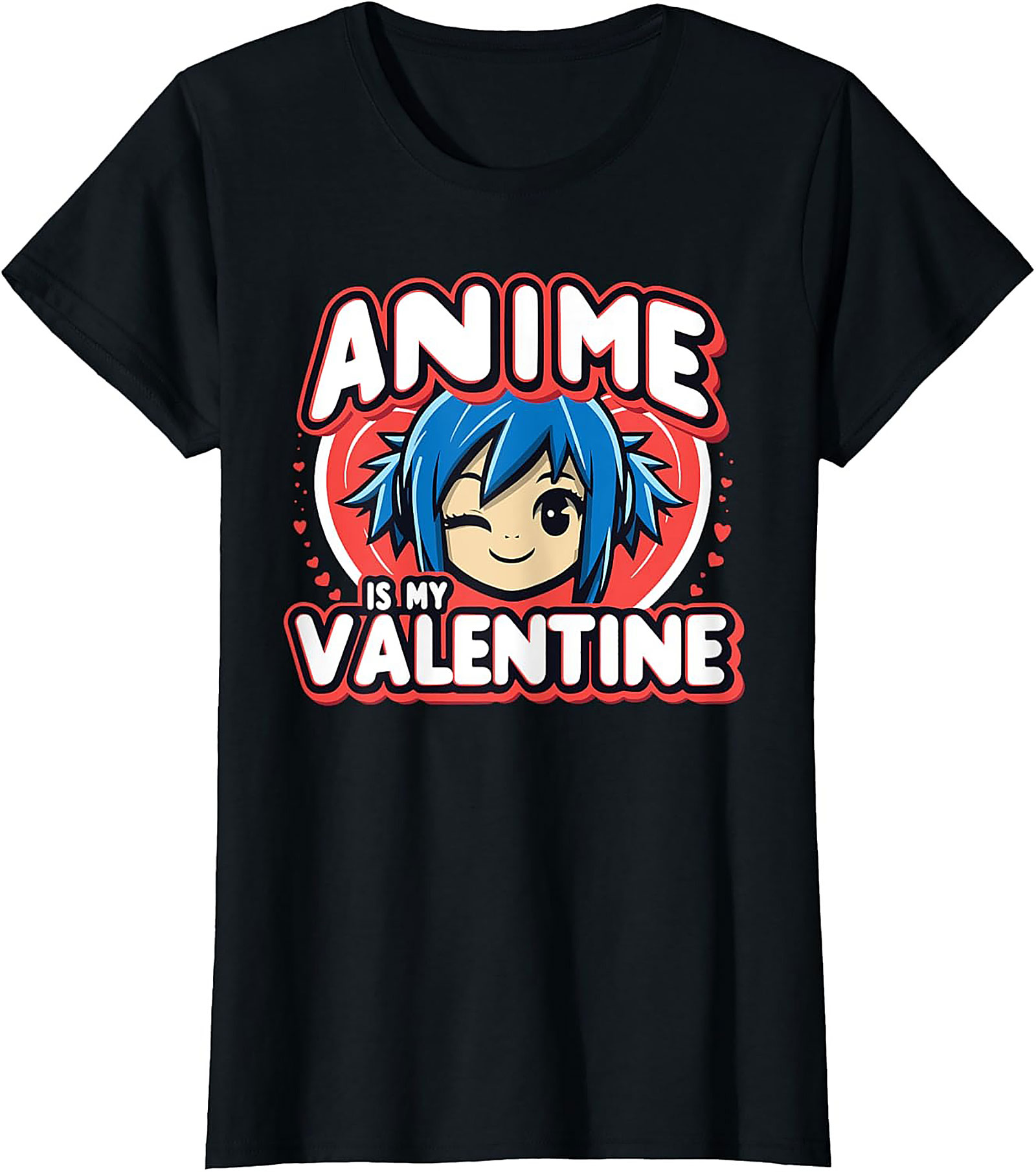 Anime Valentine T-shirt | Funny Otaku Graphic Tee Gift
