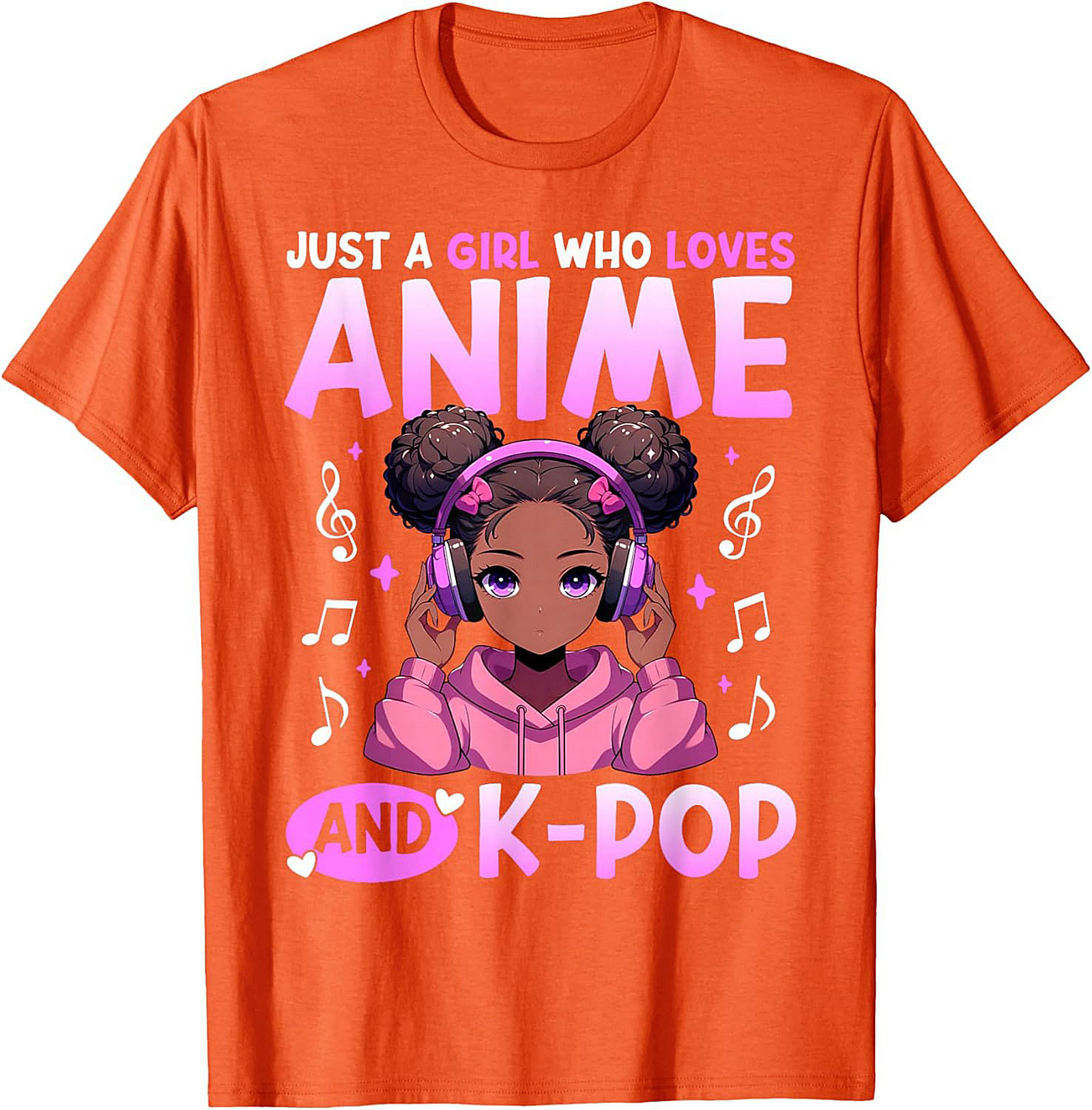 Anime K-Pop Girl T-shirt | Cute Graphic Tee | Soft Cotton