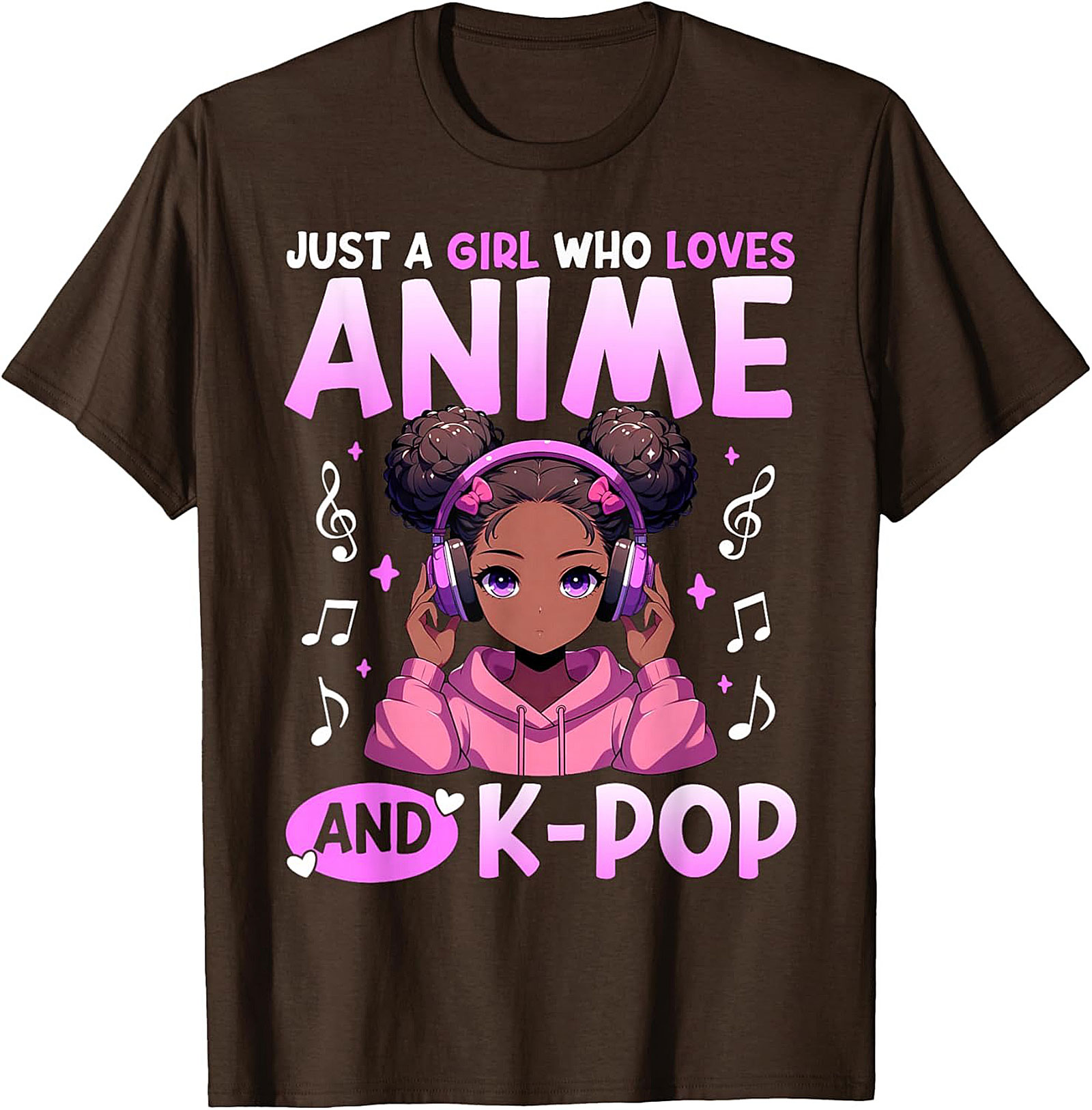 Anime K-Pop Girl T-shirt | Cute Graphic Tee | Soft Cotton