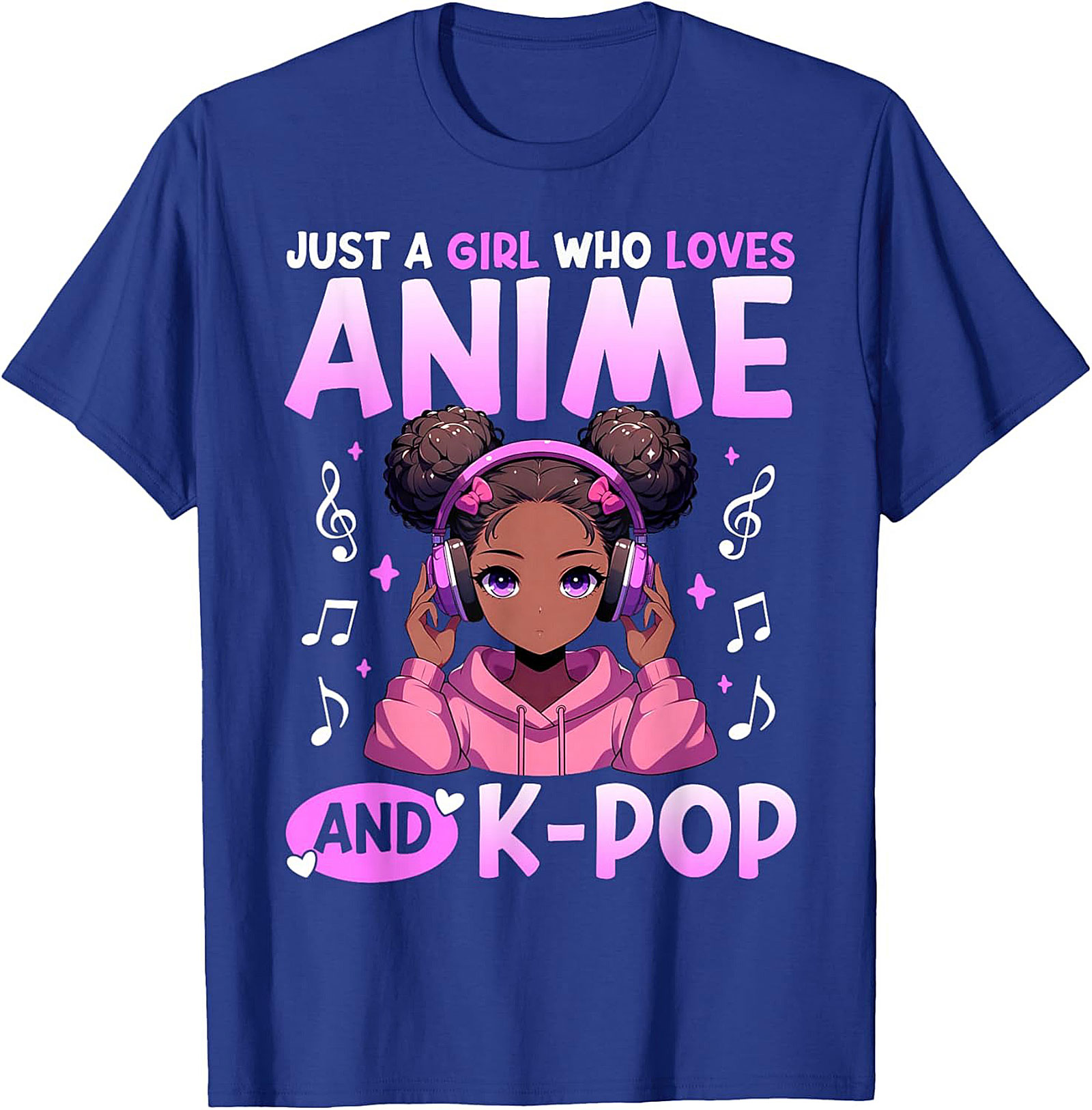 Anime K-Pop Girl T-shirt | Cute Graphic Tee | Soft Cotton