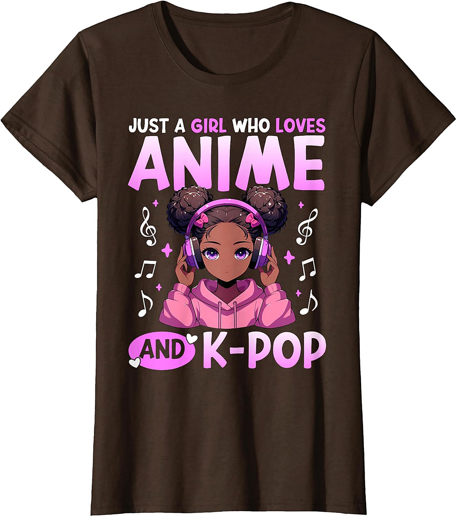 Anime K-Pop Girl T-shirt | Cute Graphic Tee | Soft Cotton