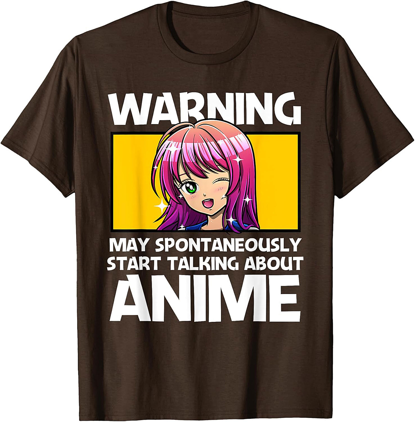 Anime Warning T-shirt | Funny Otaku Graphic Tee Gift