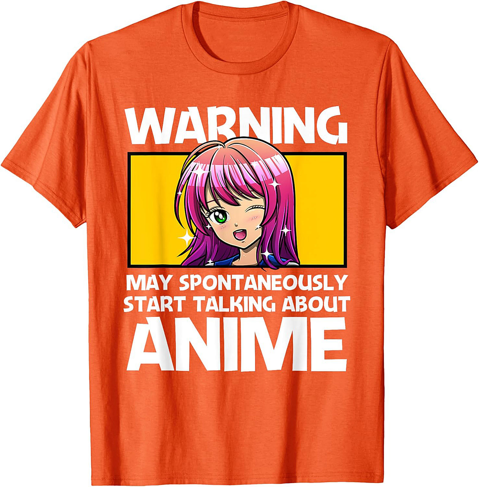 Anime Warning T-shirt | Funny Otaku Graphic Tee Gift