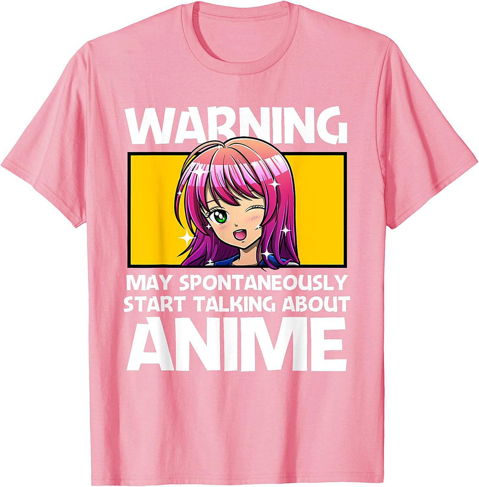 Anime Warning T-shirt | Funny Otaku Graphic Tee Gift