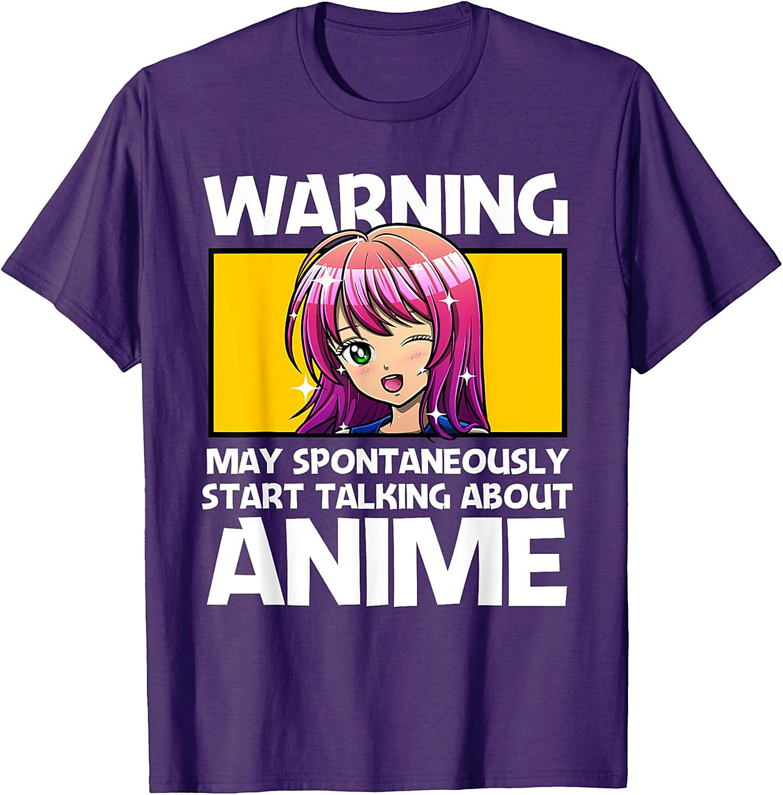 Anime Warning T-shirt | Funny Otaku Graphic Tee Gift