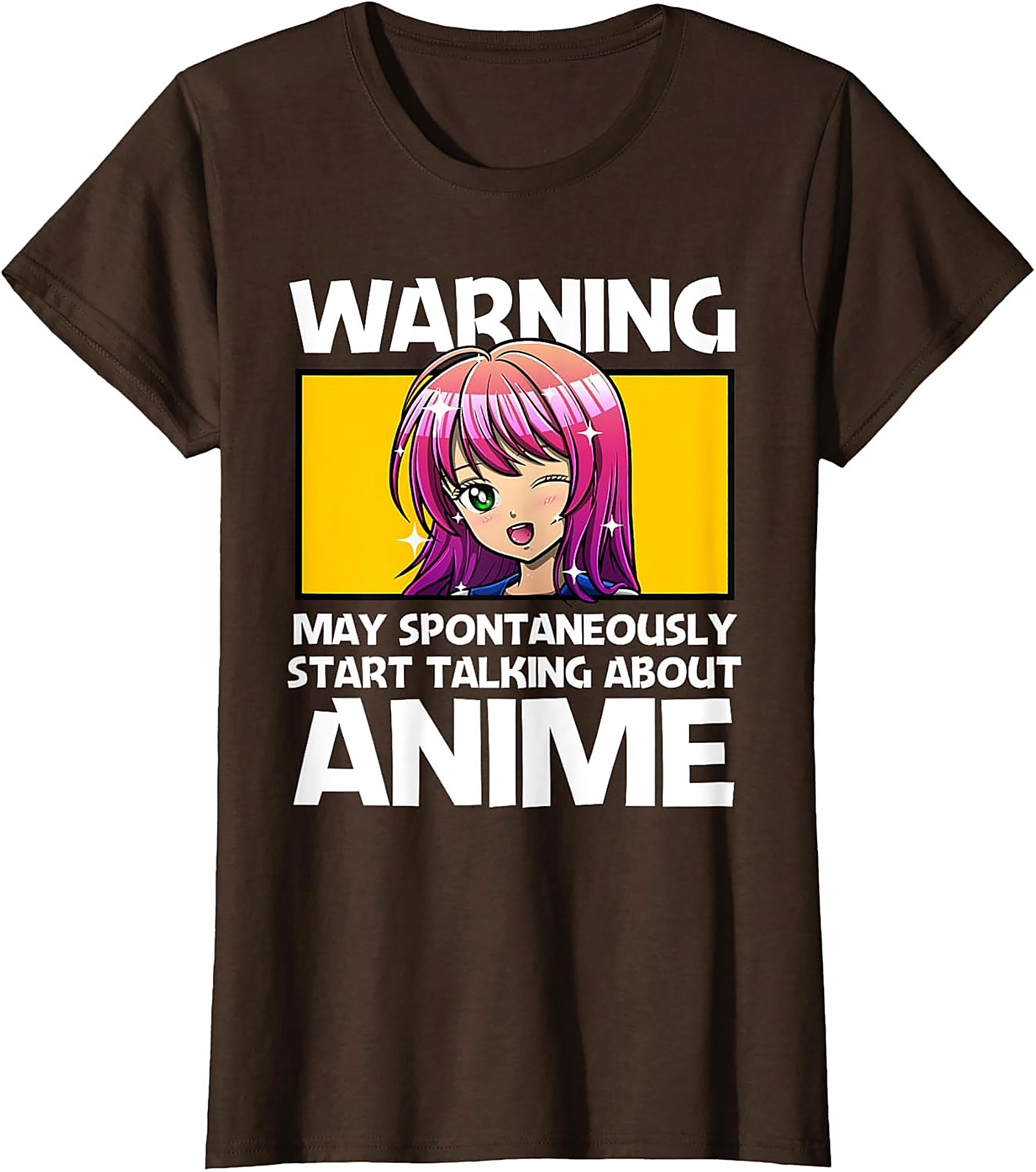 Anime Warning T-shirt | Funny Otaku Graphic Tee Gift