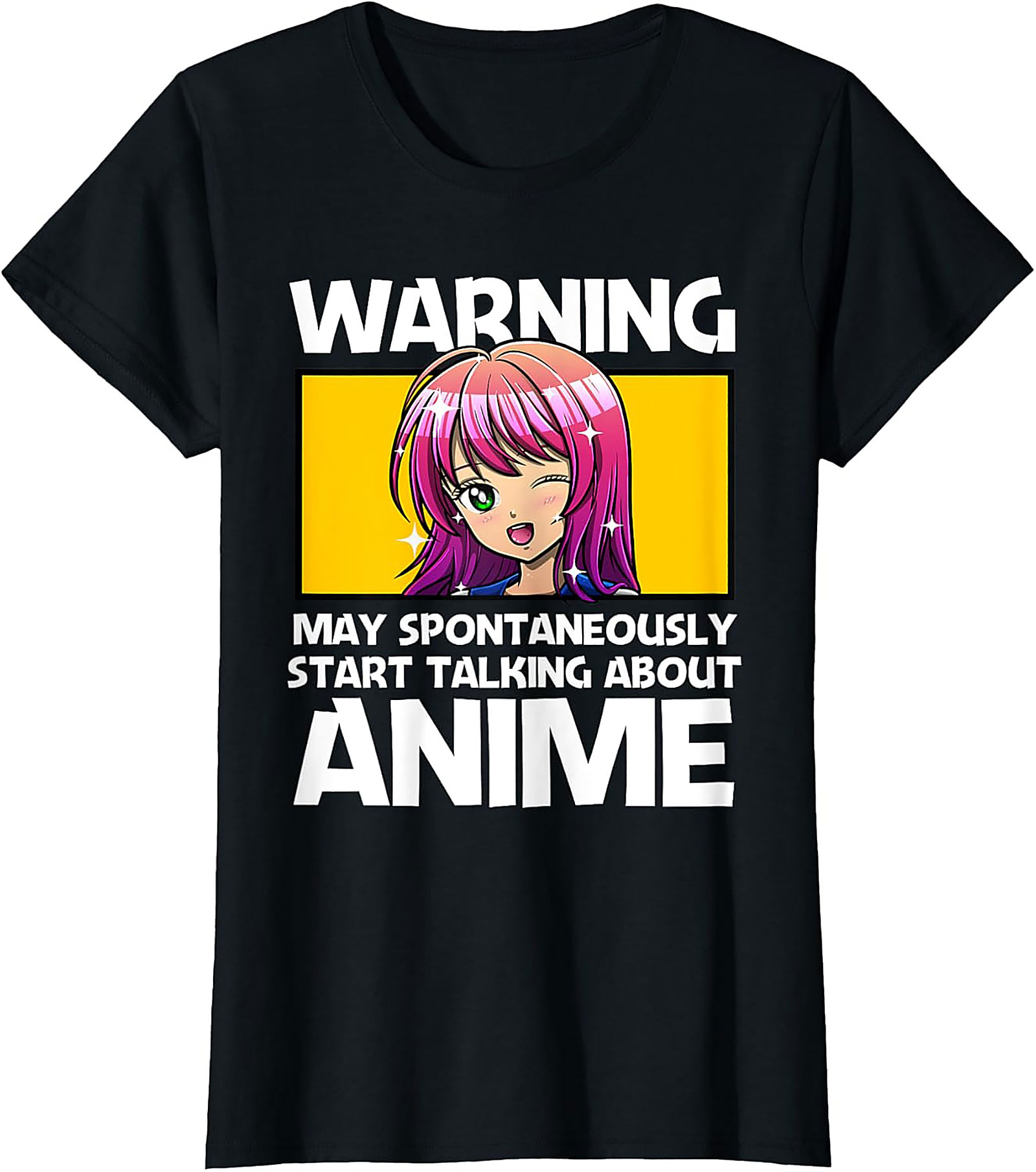 Anime Warning T-shirt | Funny Otaku Graphic Tee Gift