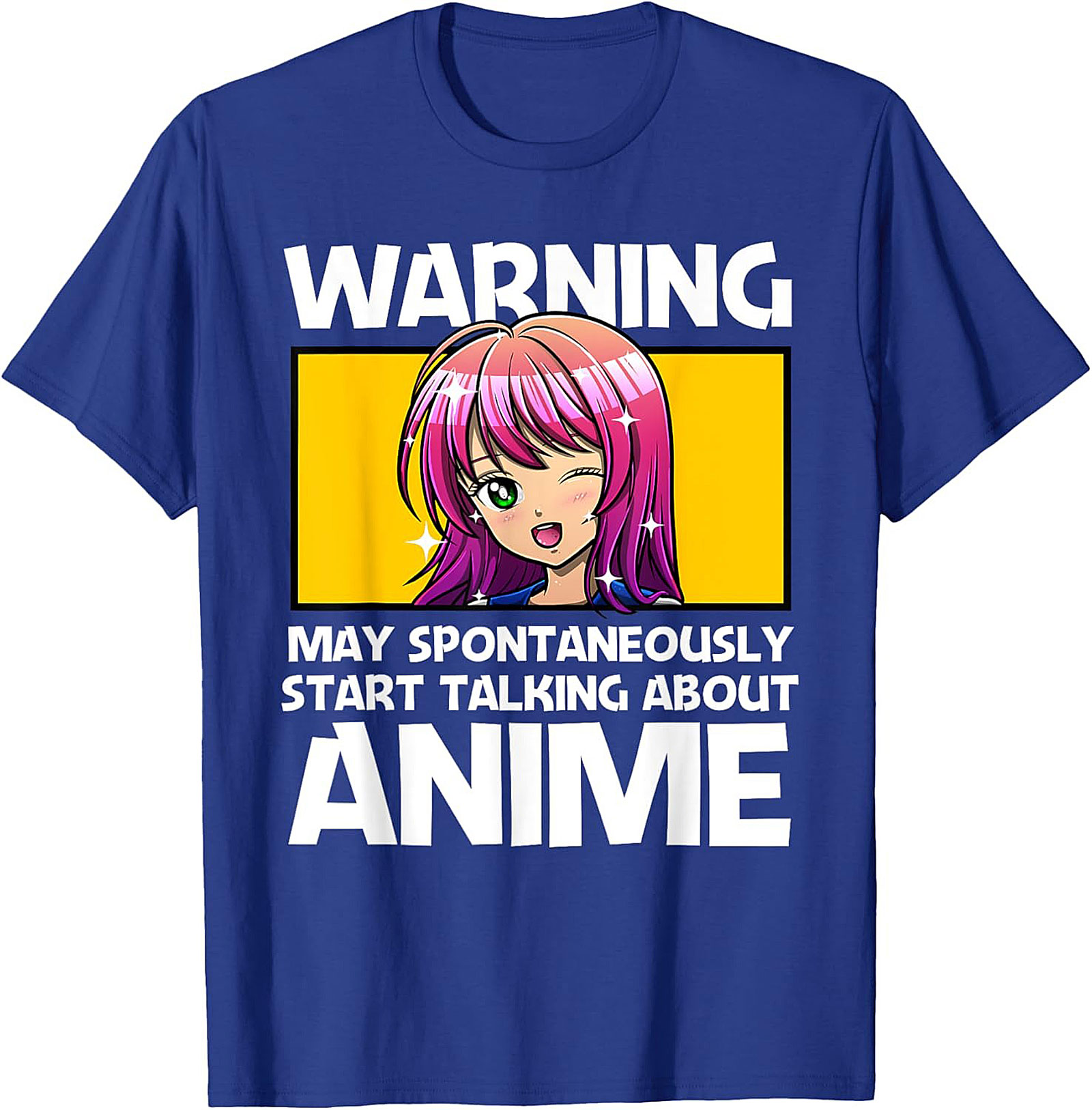 Anime Warning T-shirt | Funny Otaku Graphic Tee Gift