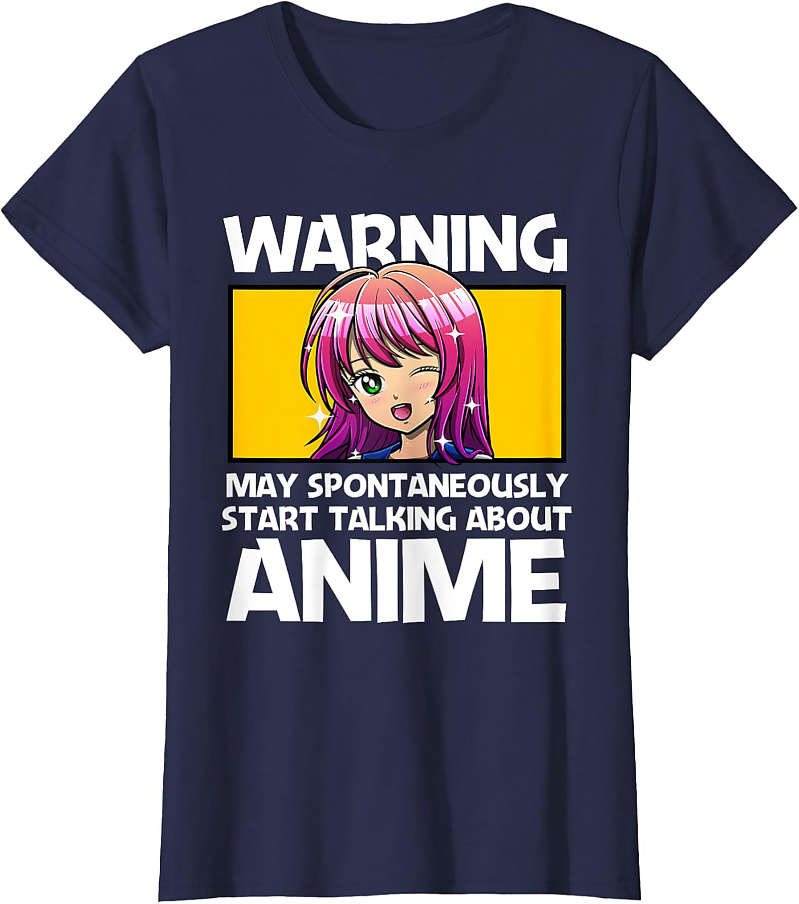 Anime Warning T-shirt | Funny Otaku Graphic Tee Gift