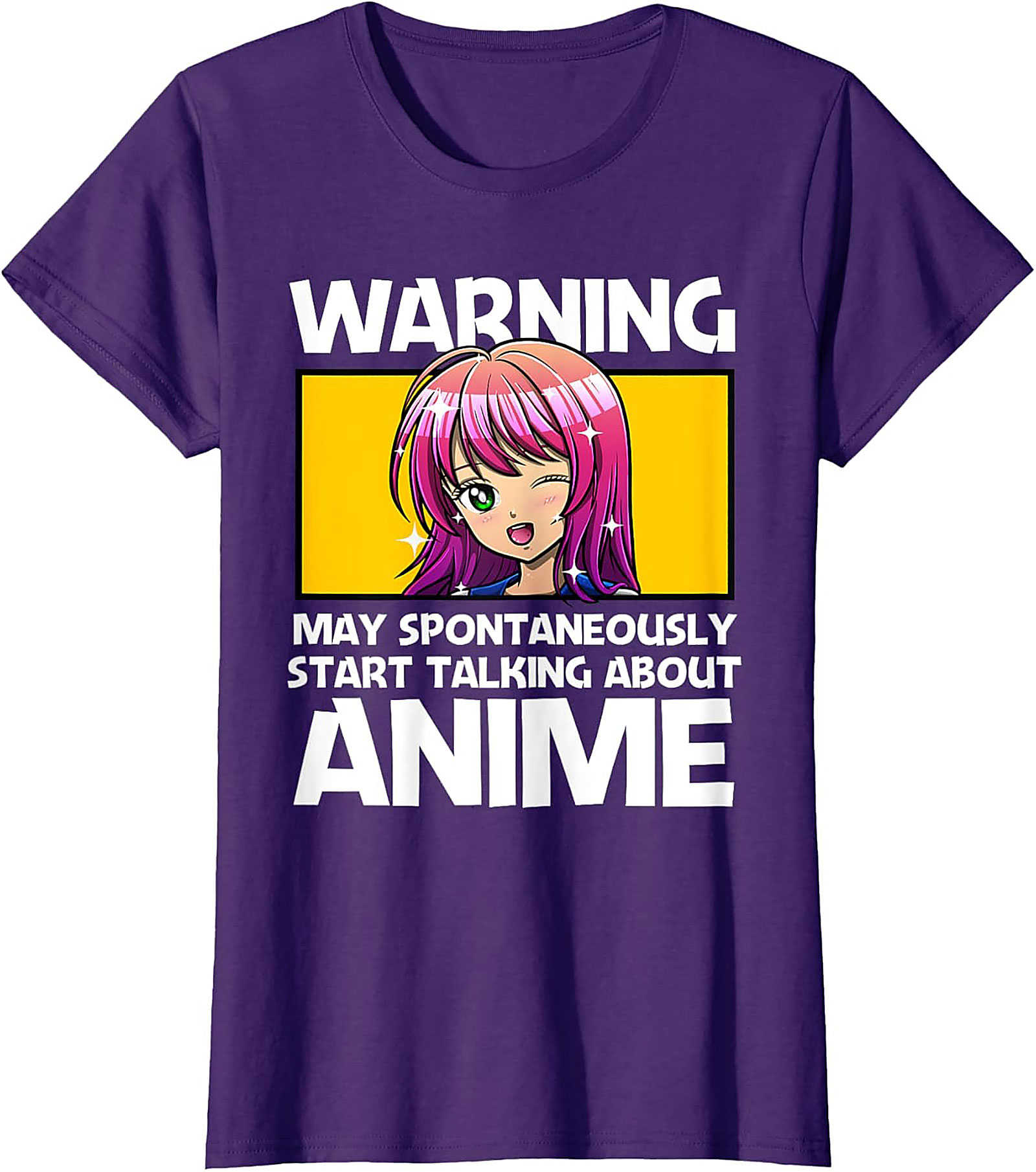 Anime Warning T-shirt | Funny Otaku Graphic Tee Gift