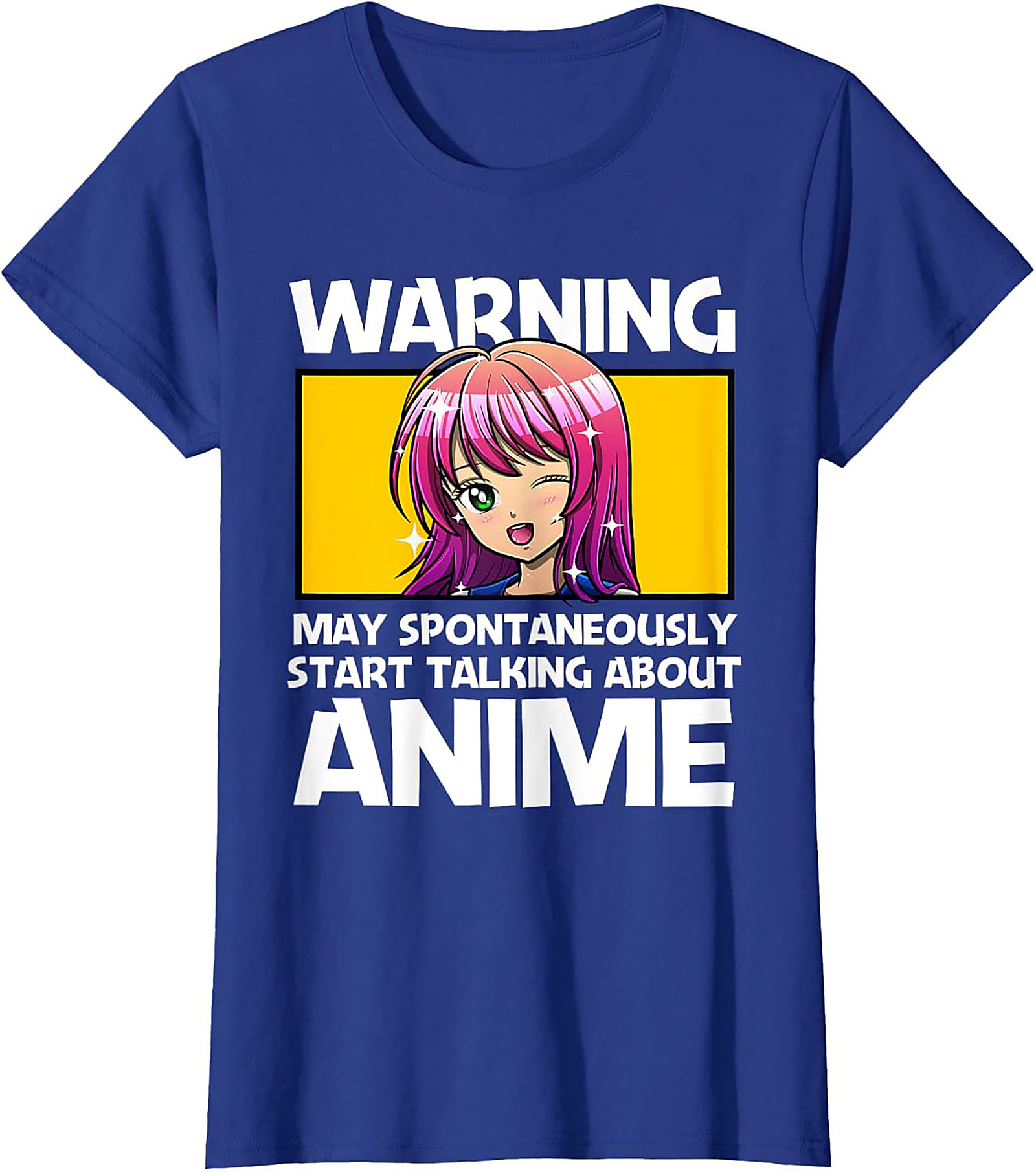 Anime Warning T-shirt | Funny Otaku Graphic Tee Gift