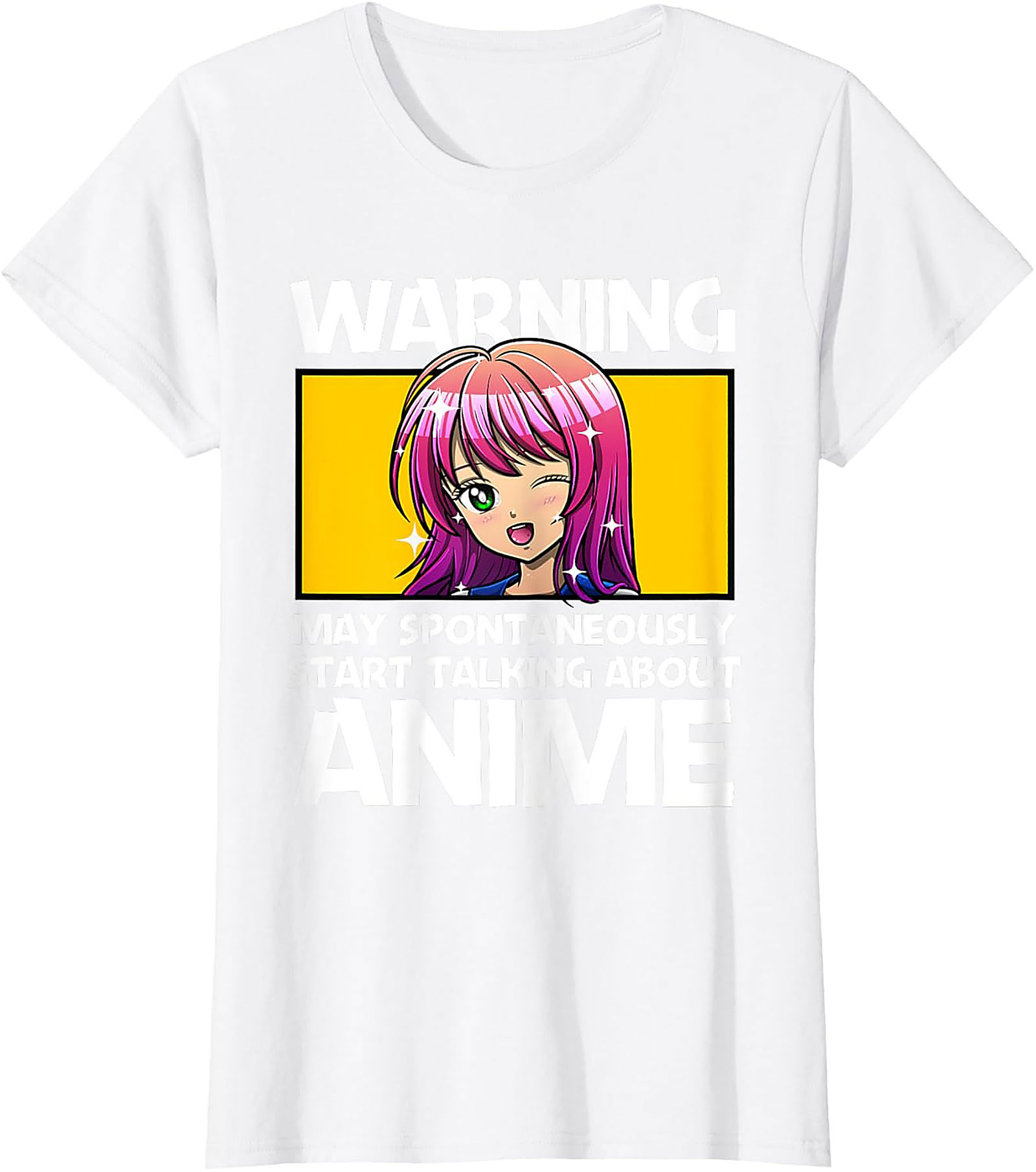 Anime Warning T-shirt | Funny Otaku Graphic Tee Gift