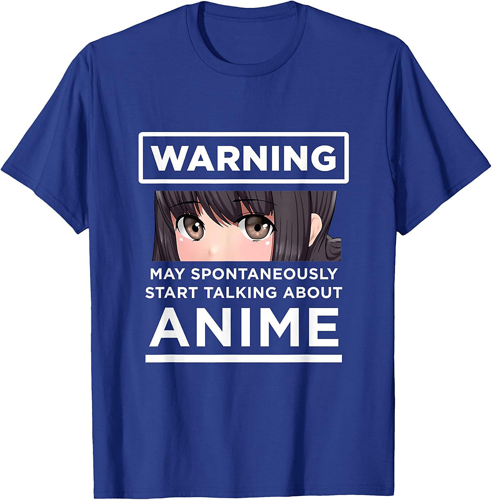 Funny Warning Anime T-Shirt | Otaku Graphic Tee | Unisex