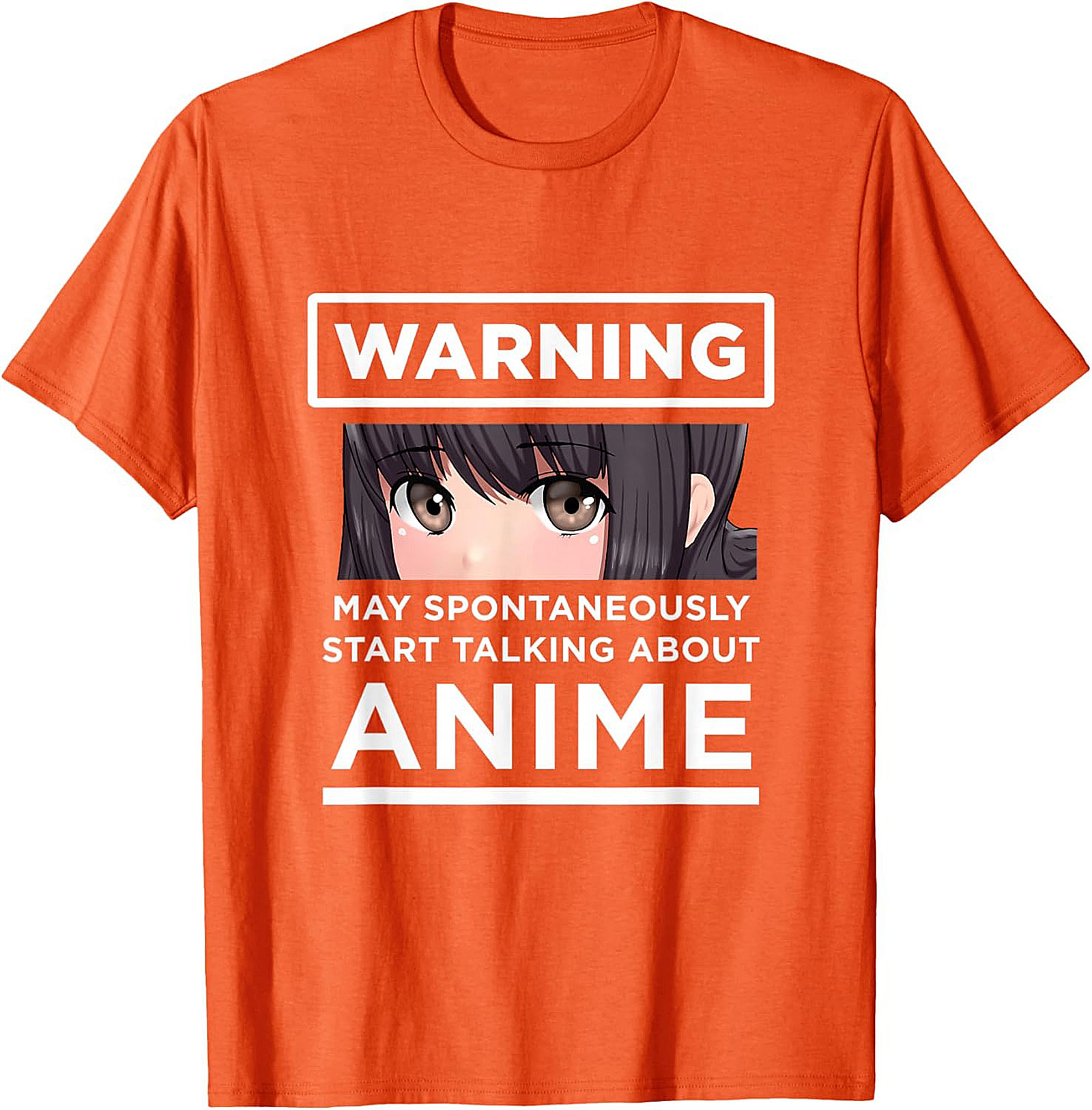 Funny Warning Anime T-Shirt | Otaku Graphic Tee | Unisex