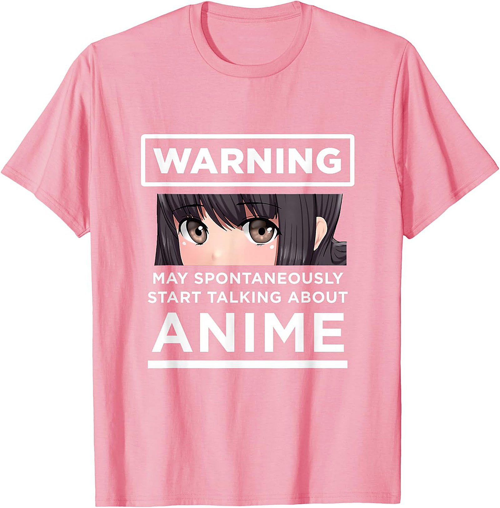 Funny Warning Anime T-Shirt | Otaku Graphic Tee | Unisex