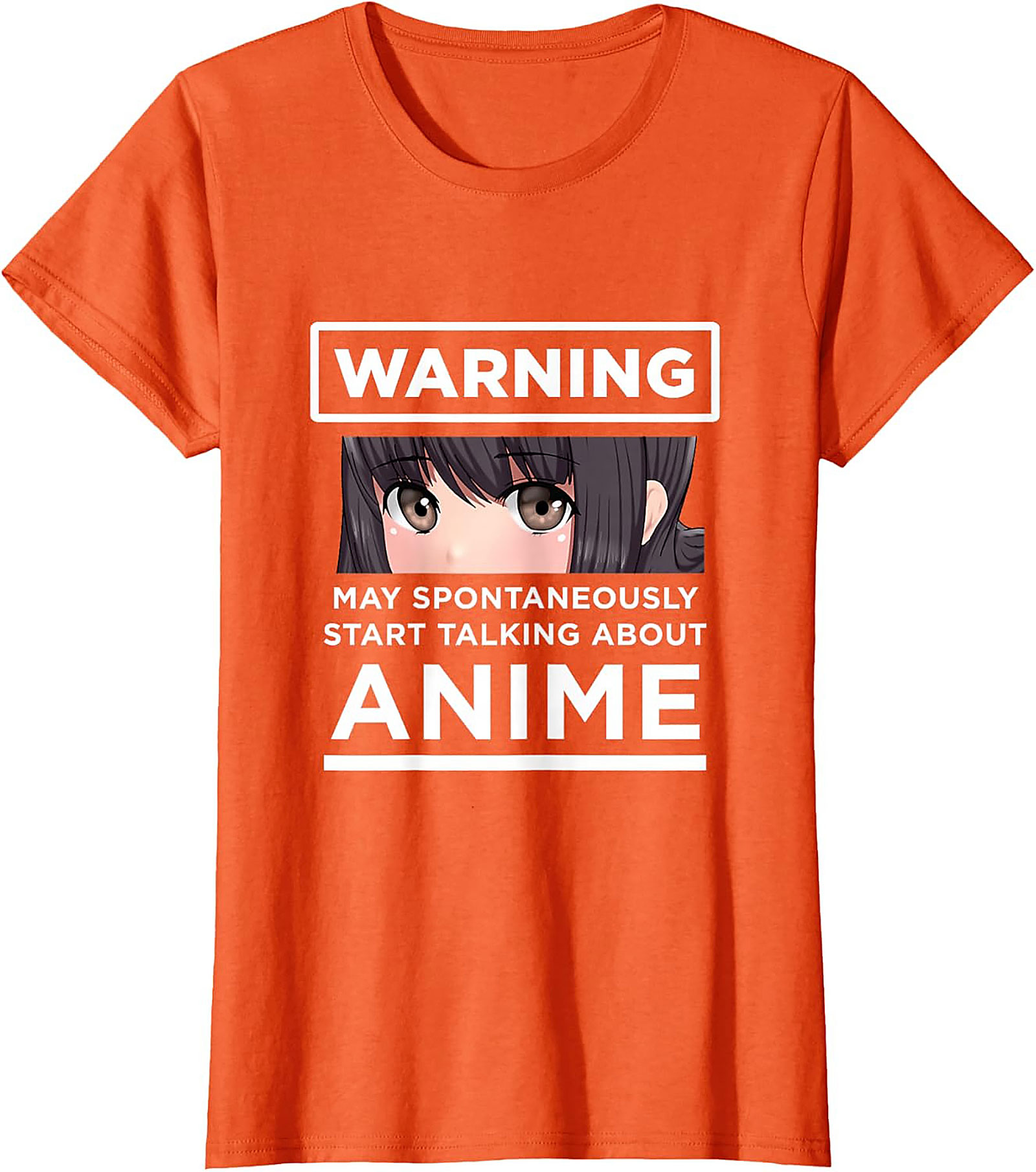 Funny Warning Anime T-Shirt | Otaku Graphic Tee | Unisex