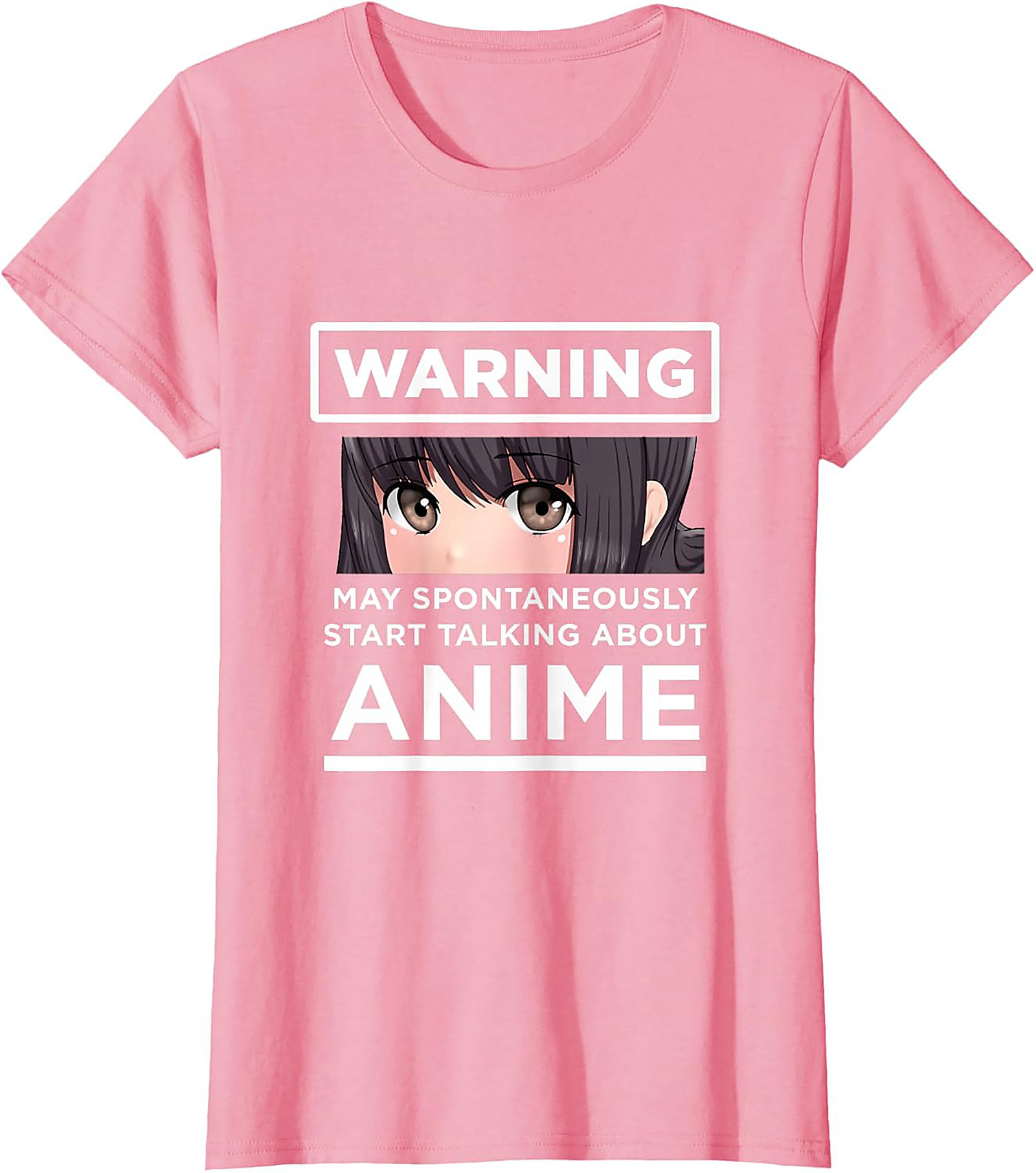 Funny Warning Anime T-Shirt | Otaku Graphic Tee | Unisex