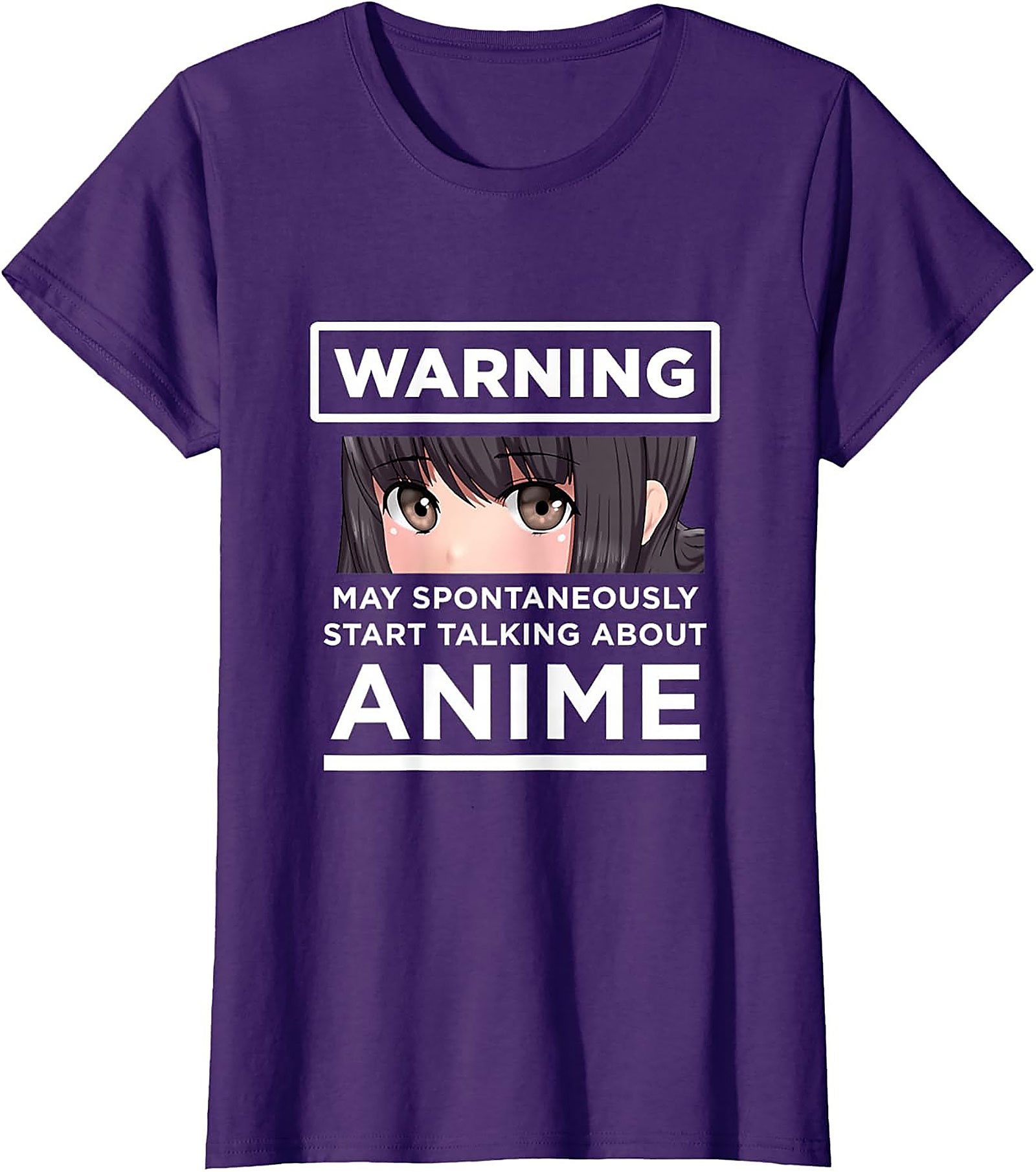 Funny Warning Anime T-Shirt | Otaku Graphic Tee | Unisex