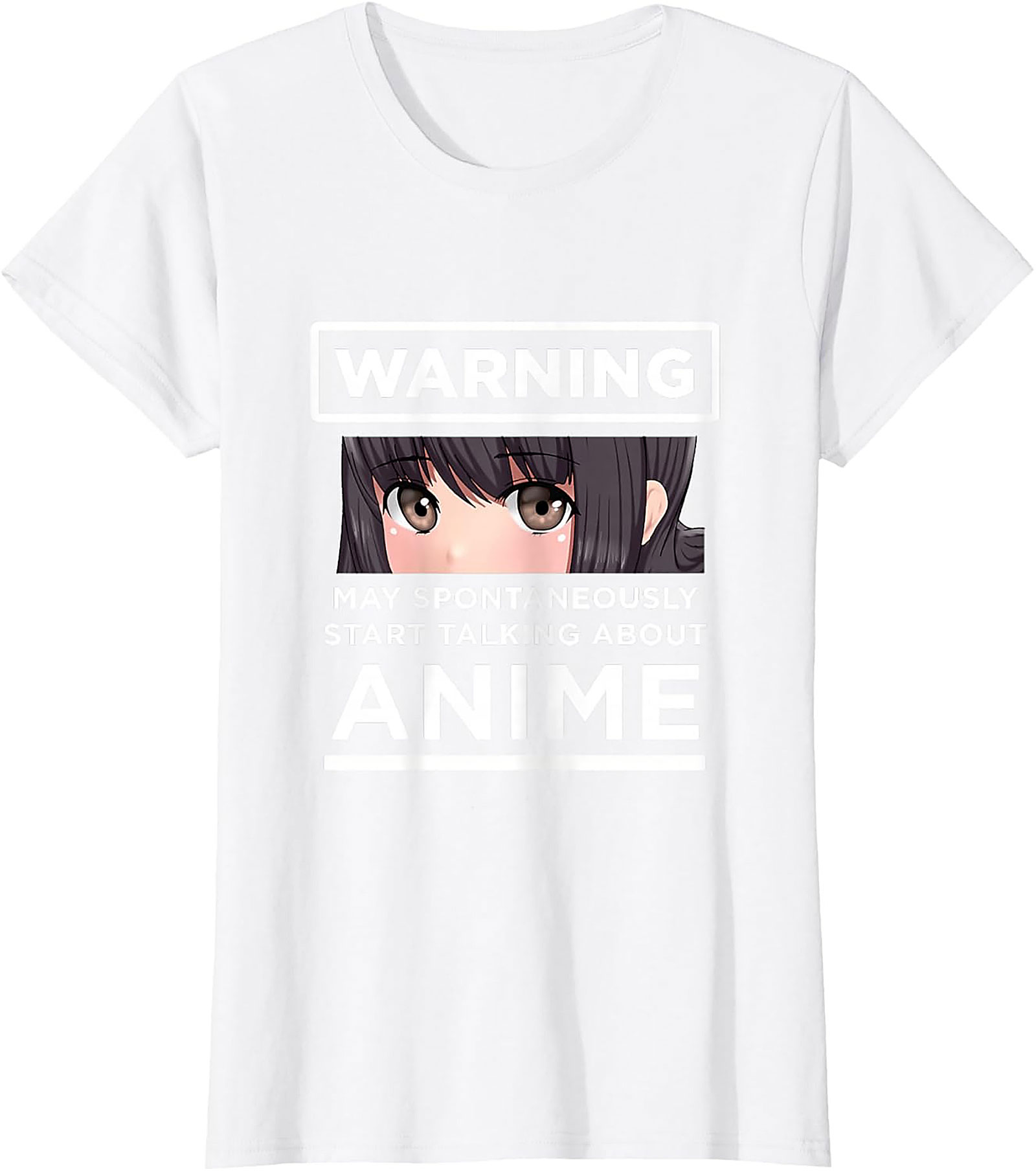 Funny Warning Anime T-Shirt | Otaku Graphic Tee | Unisex