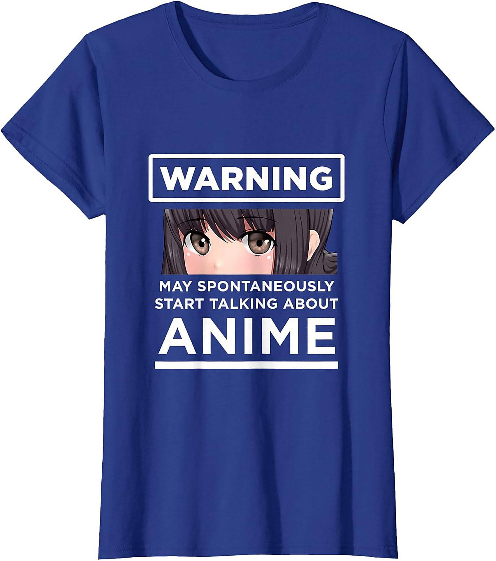Funny Warning Anime T-Shirt | Otaku Graphic Tee | Unisex