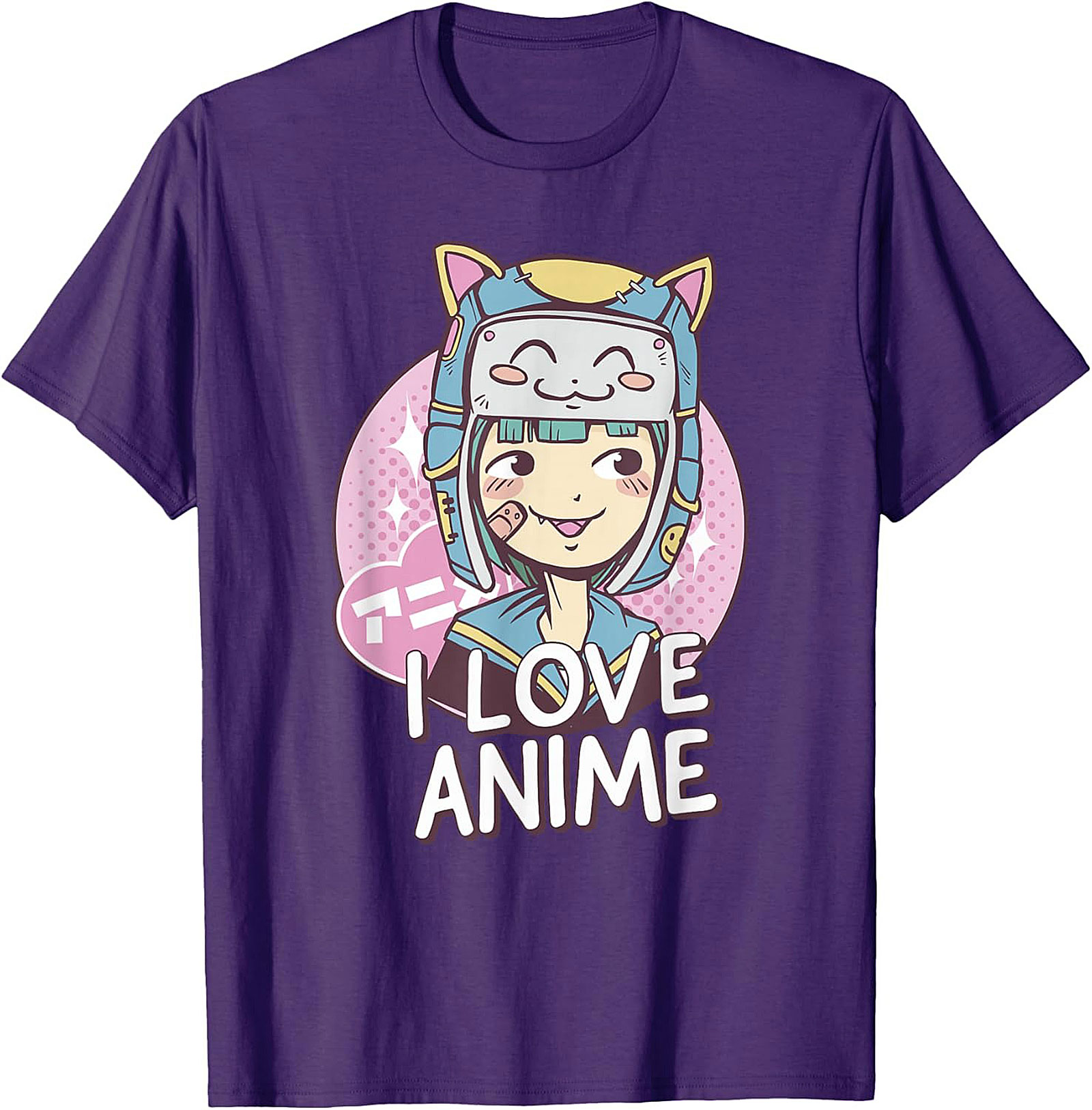 Anime Graphic Tee | "I Love Anime" Kawaii Unisex Shirt