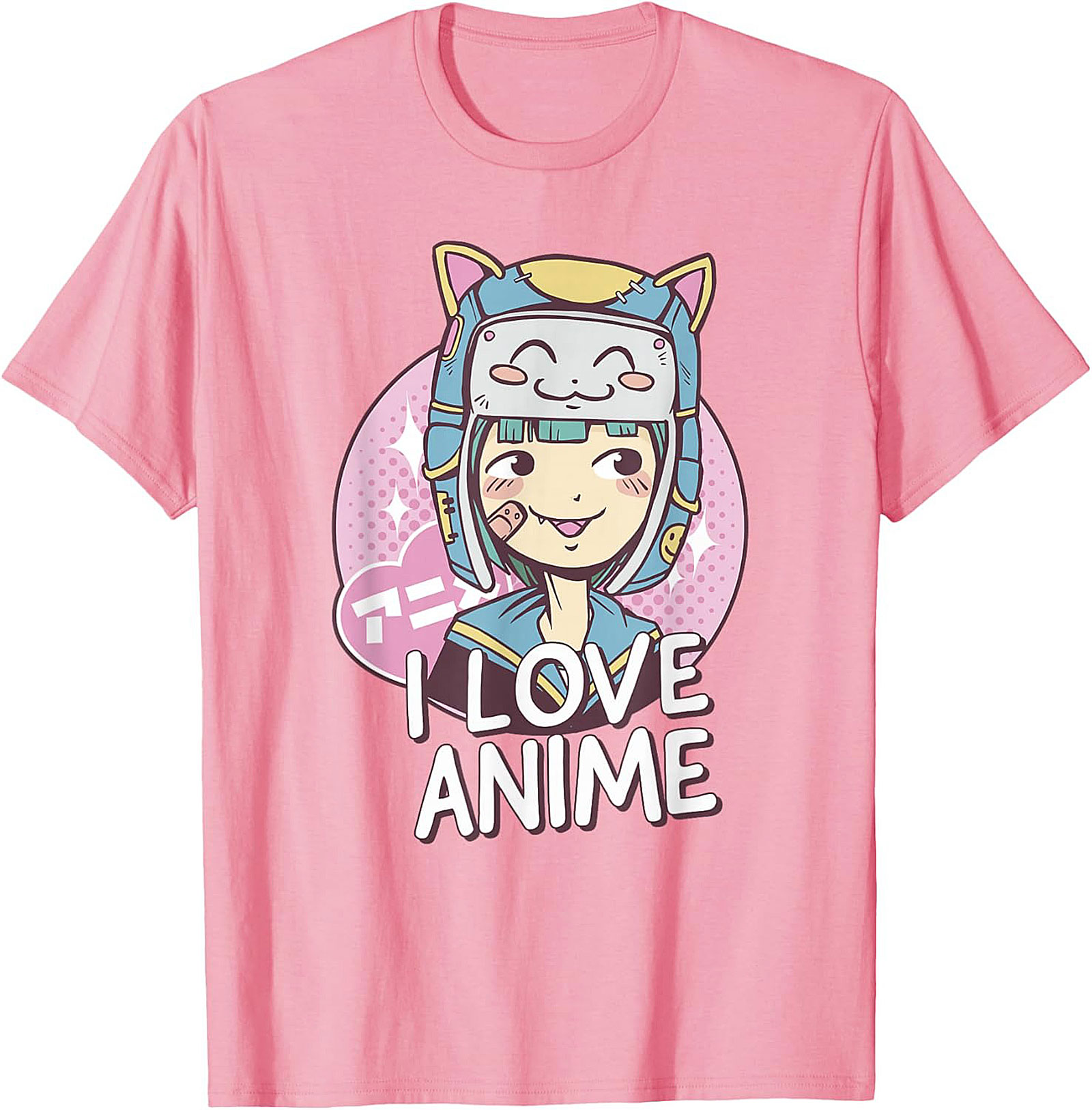 Anime Graphic Tee | "I Love Anime" Kawaii Unisex Shirt