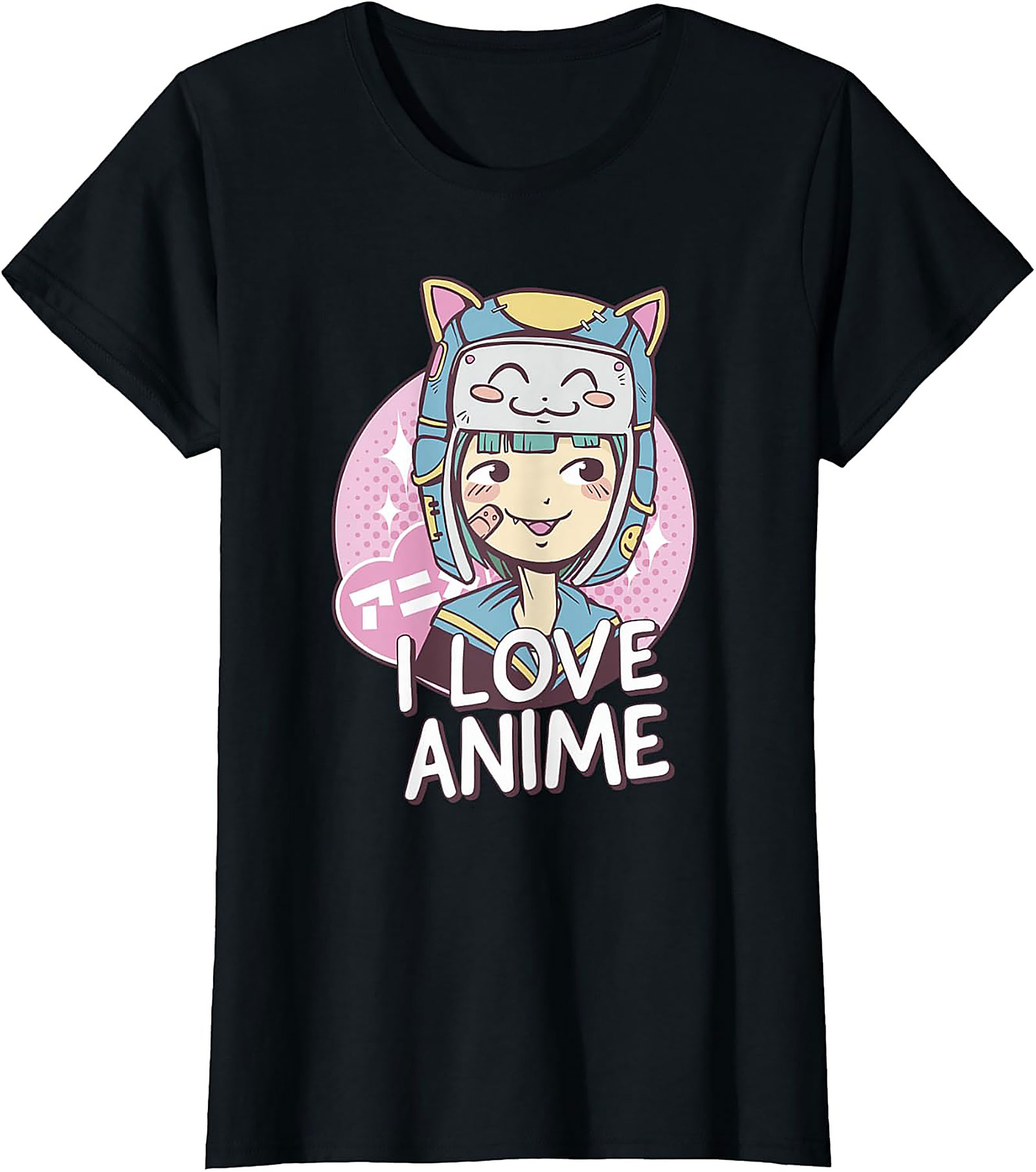 Anime Graphic Tee | "I Love Anime" Kawaii Unisex Shirt