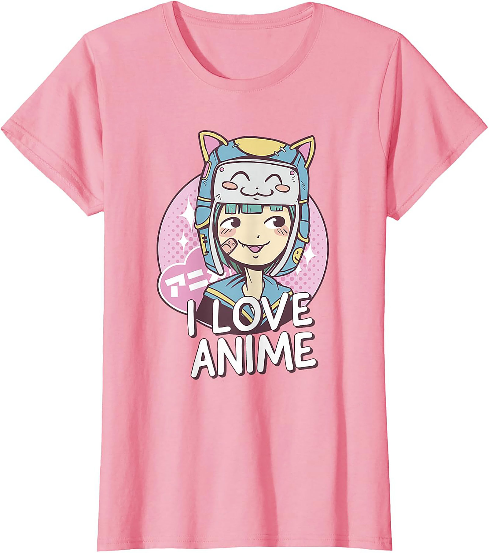 Anime Graphic Tee | "I Love Anime" Kawaii Unisex Shirt