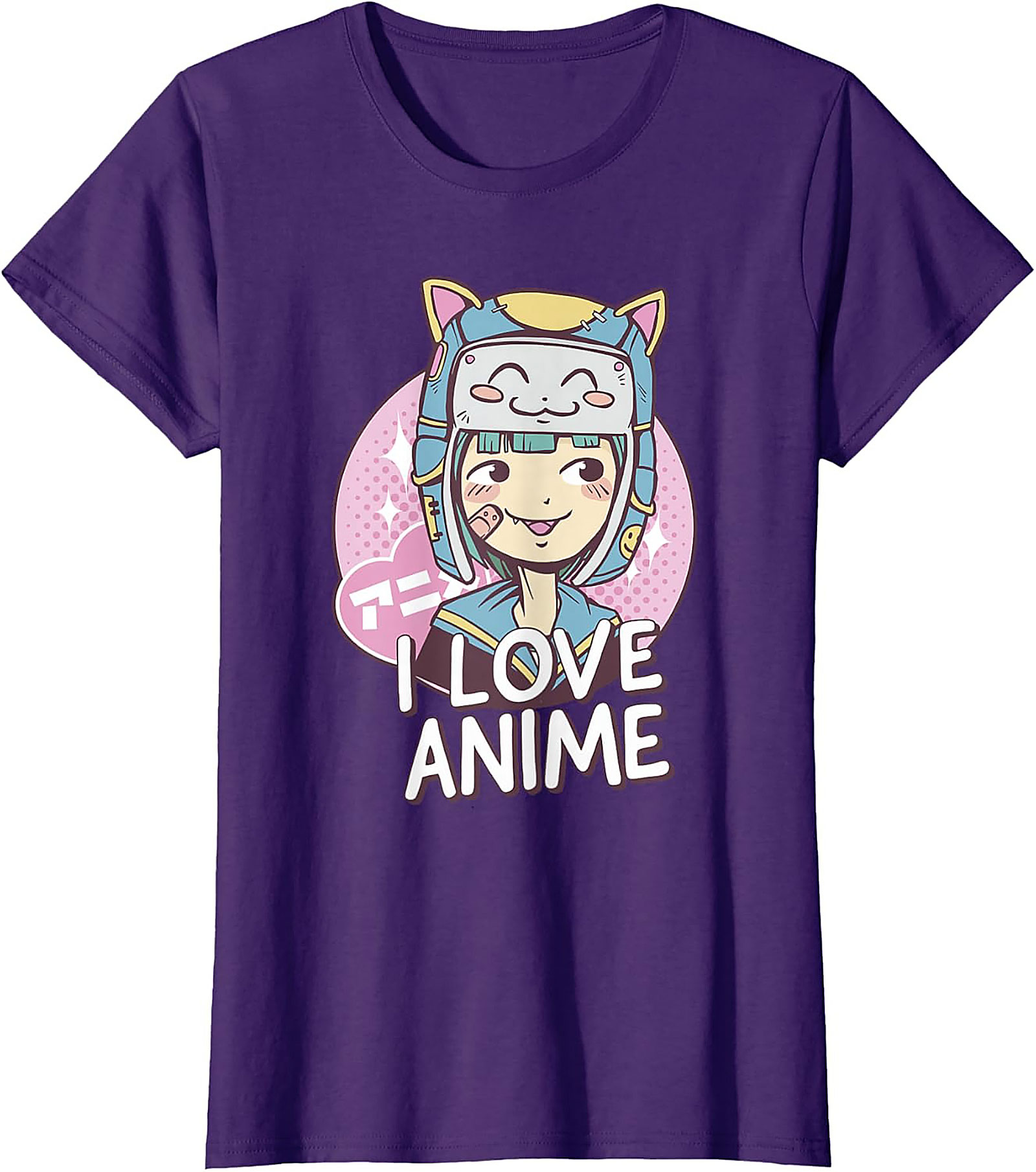Anime Graphic Tee | "I Love Anime" Kawaii Unisex Shirt