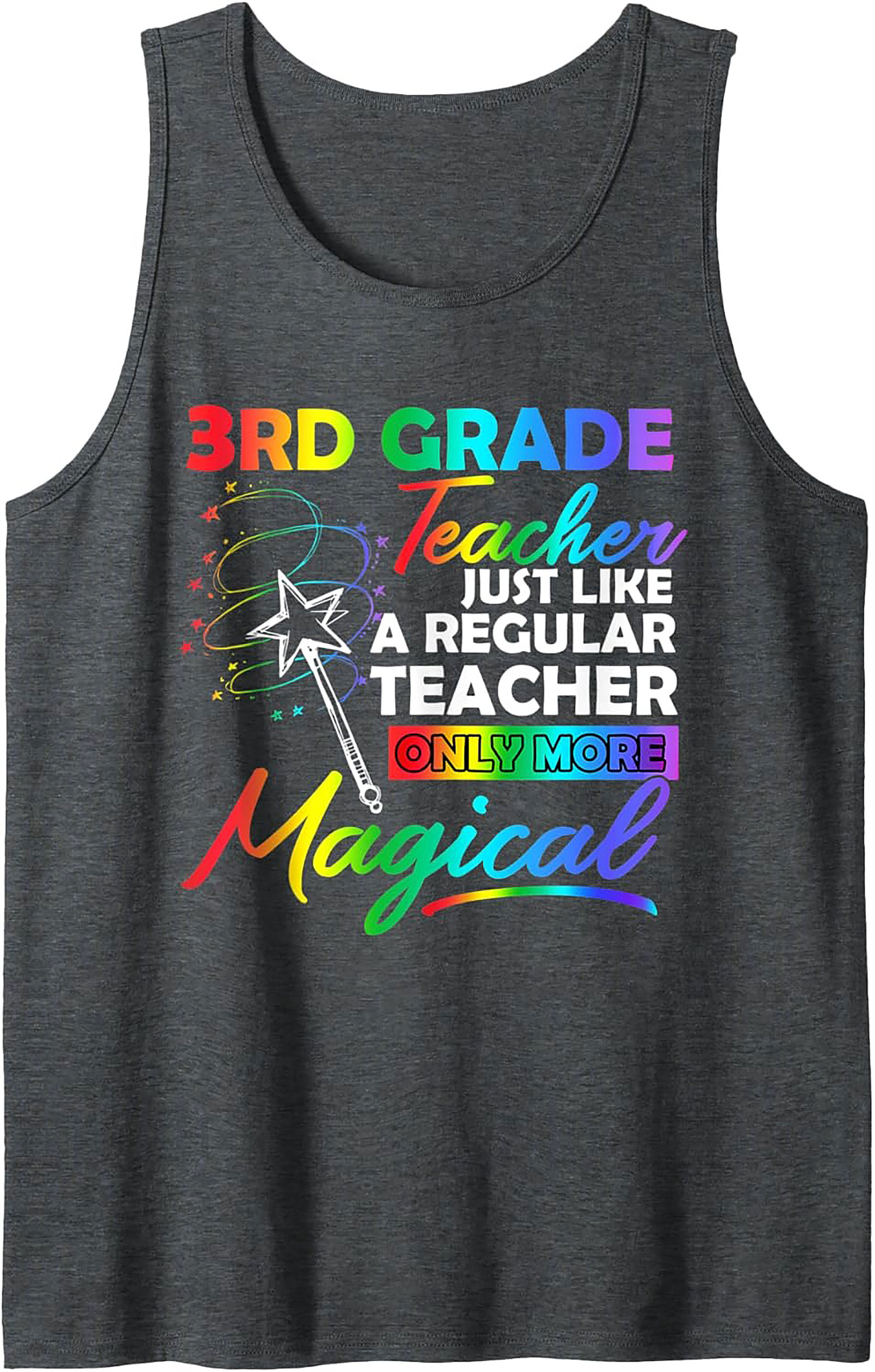 Magical 3rd Grade Teacher Tank Top Best Summer Gift