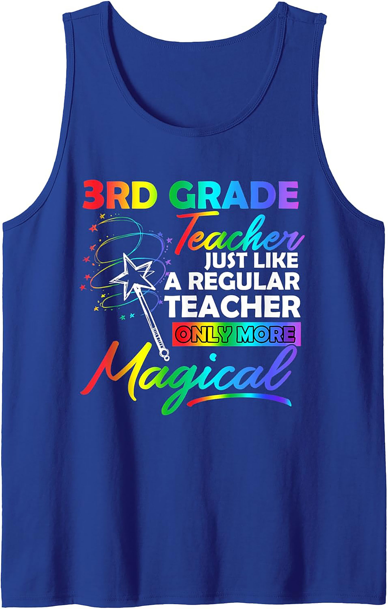 Magical 3rd Grade Teacher Tank Top Best Summer Gift