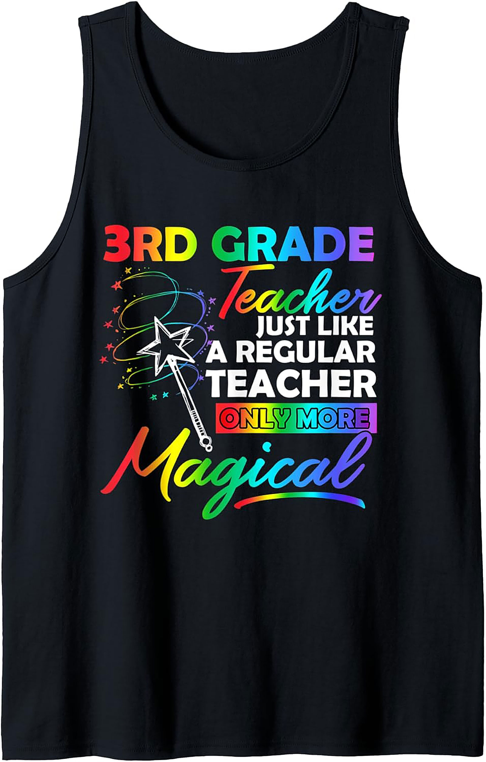 Magical 3rd Grade Teacher Tank Top Best Summer Gift