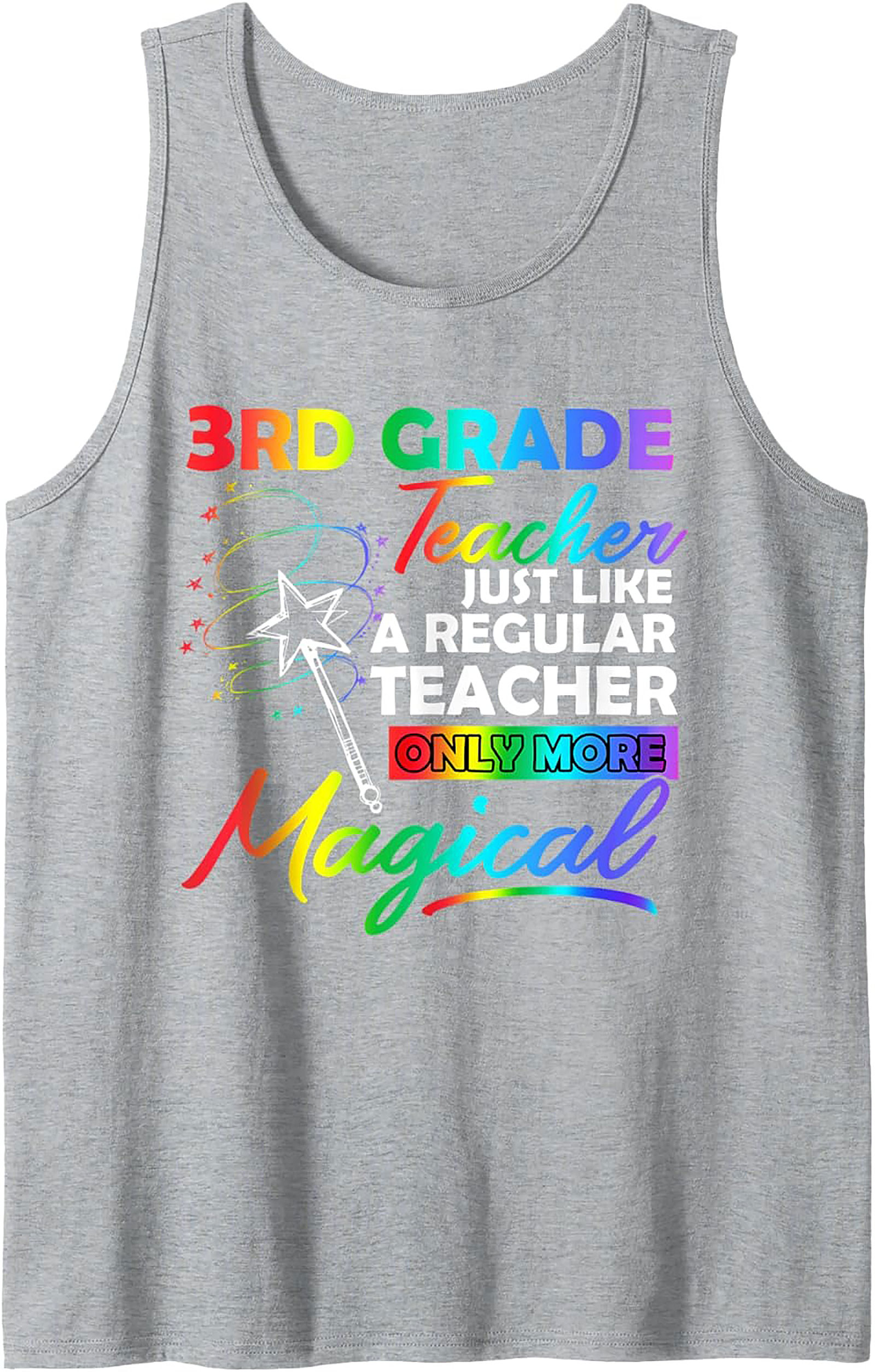 Magical 3rd Grade Teacher Tank Top Best Summer Gift