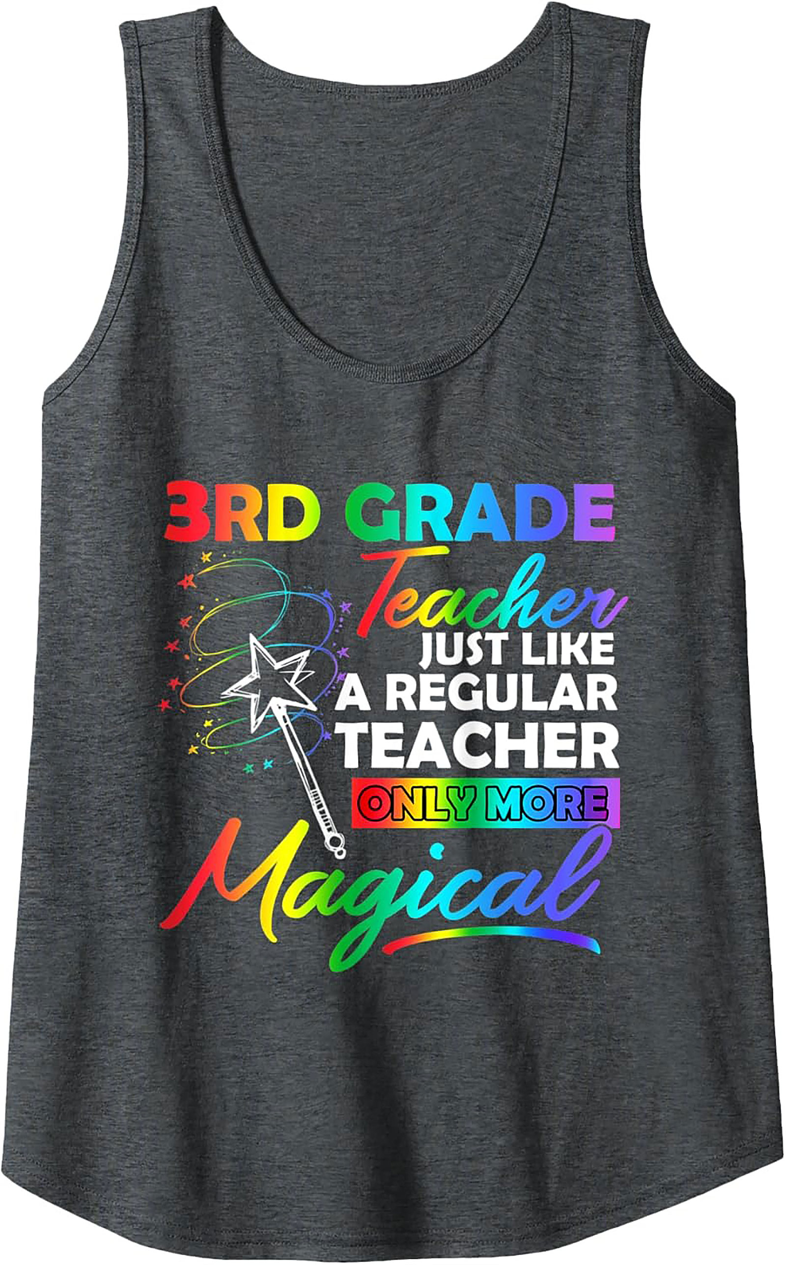 Magical 3rd Grade Teacher Tank Top Best Summer Gift
