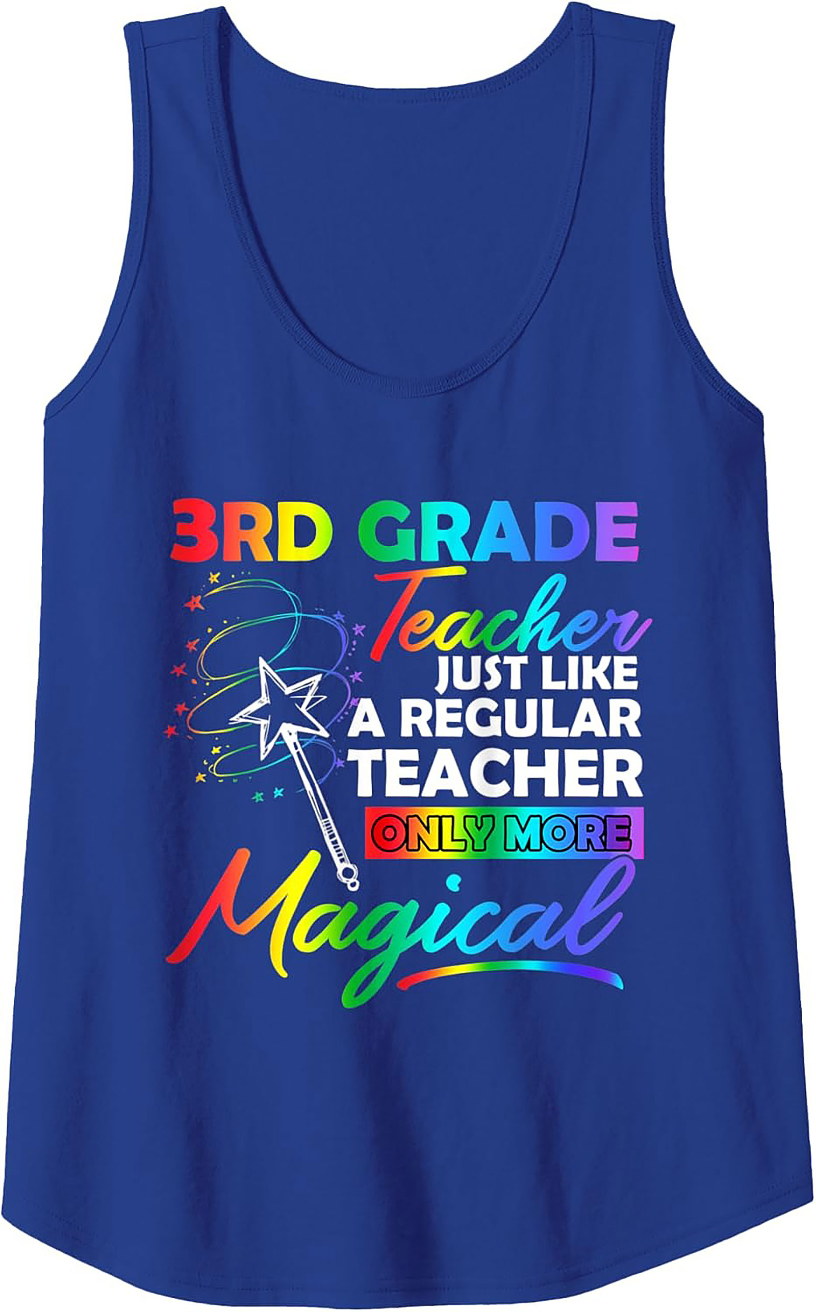 Magical 3rd Grade Teacher Tank Top Best Summer Gift