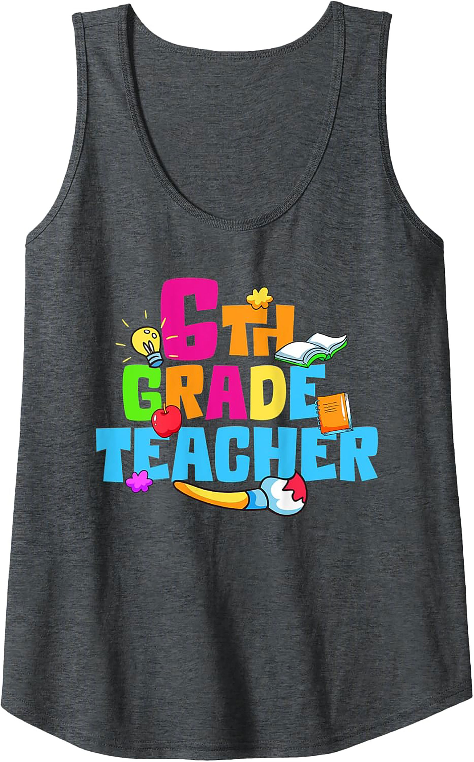 6th Grade Teacher Graphic Tank Top