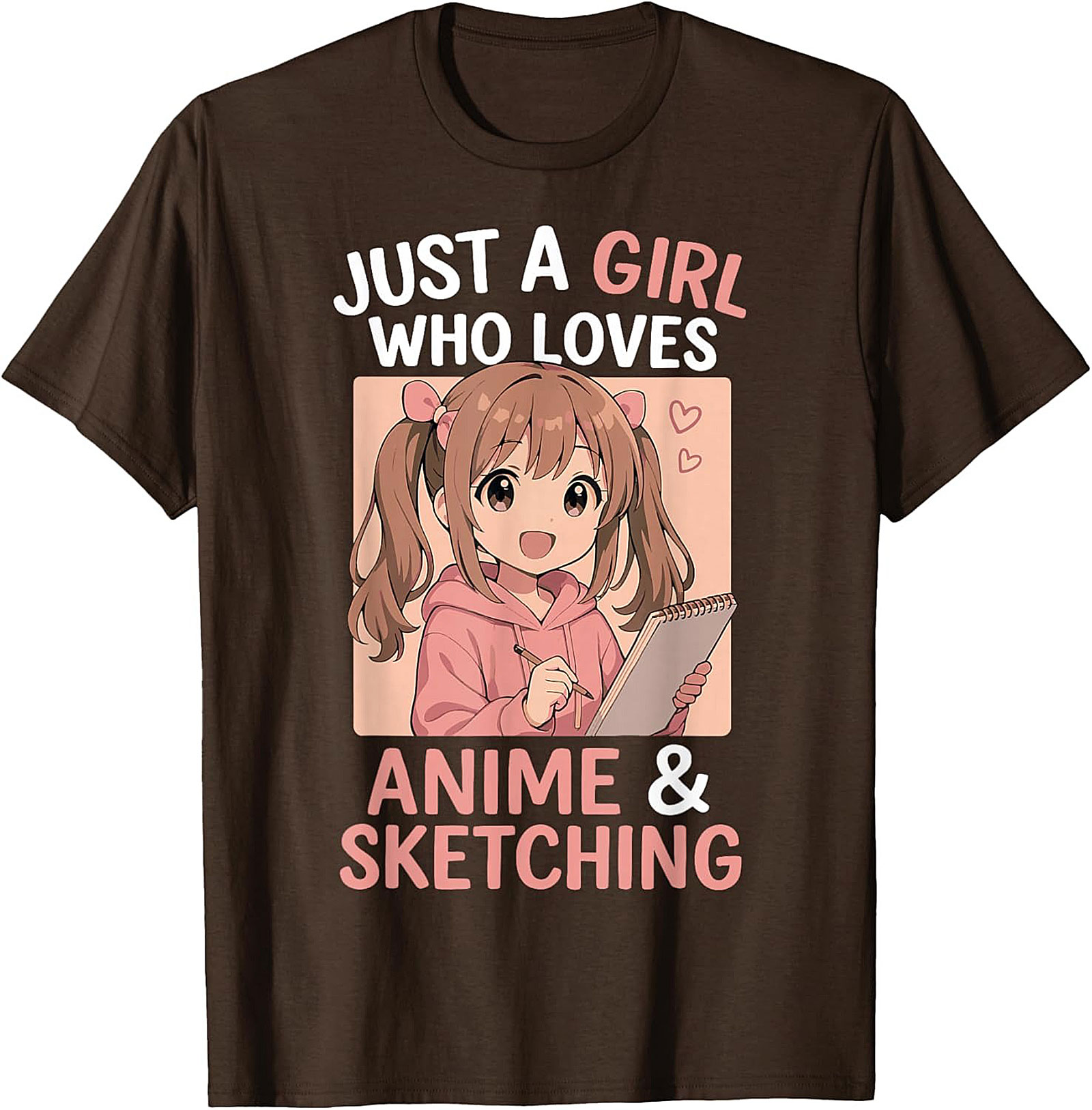 Anime Sketching Graphic Tee | Funny Otaku Art Lover Shirt