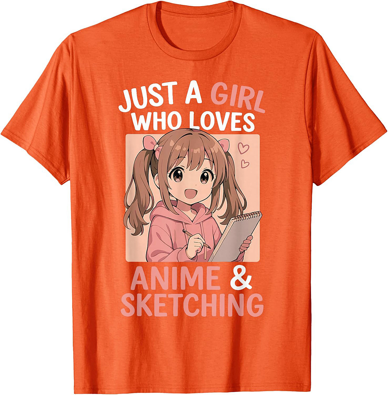 Anime Sketching Graphic Tee | Funny Otaku Art Lover Shirt