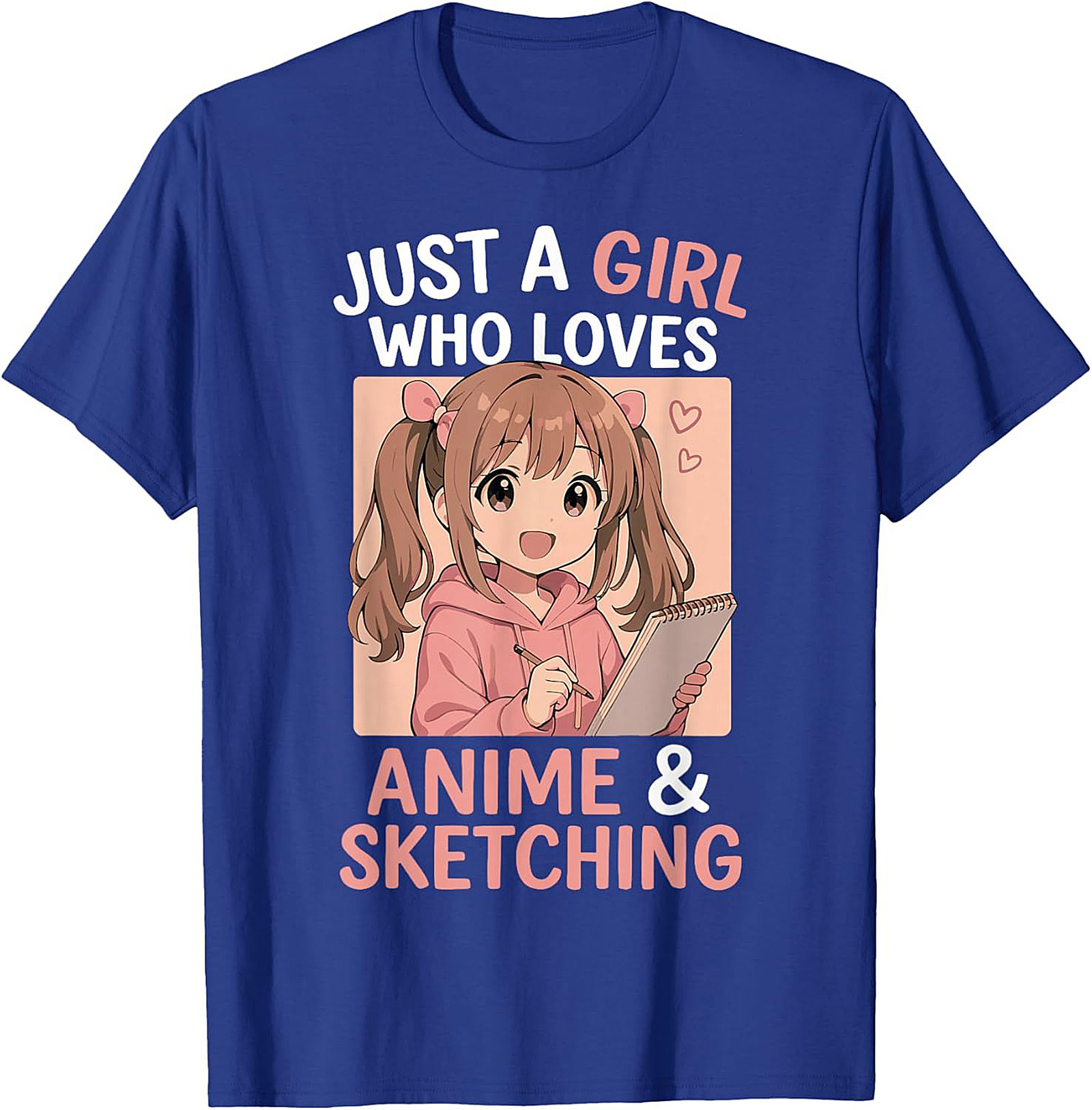 Anime Sketching Graphic Tee | Funny Otaku Art Lover Shirt
