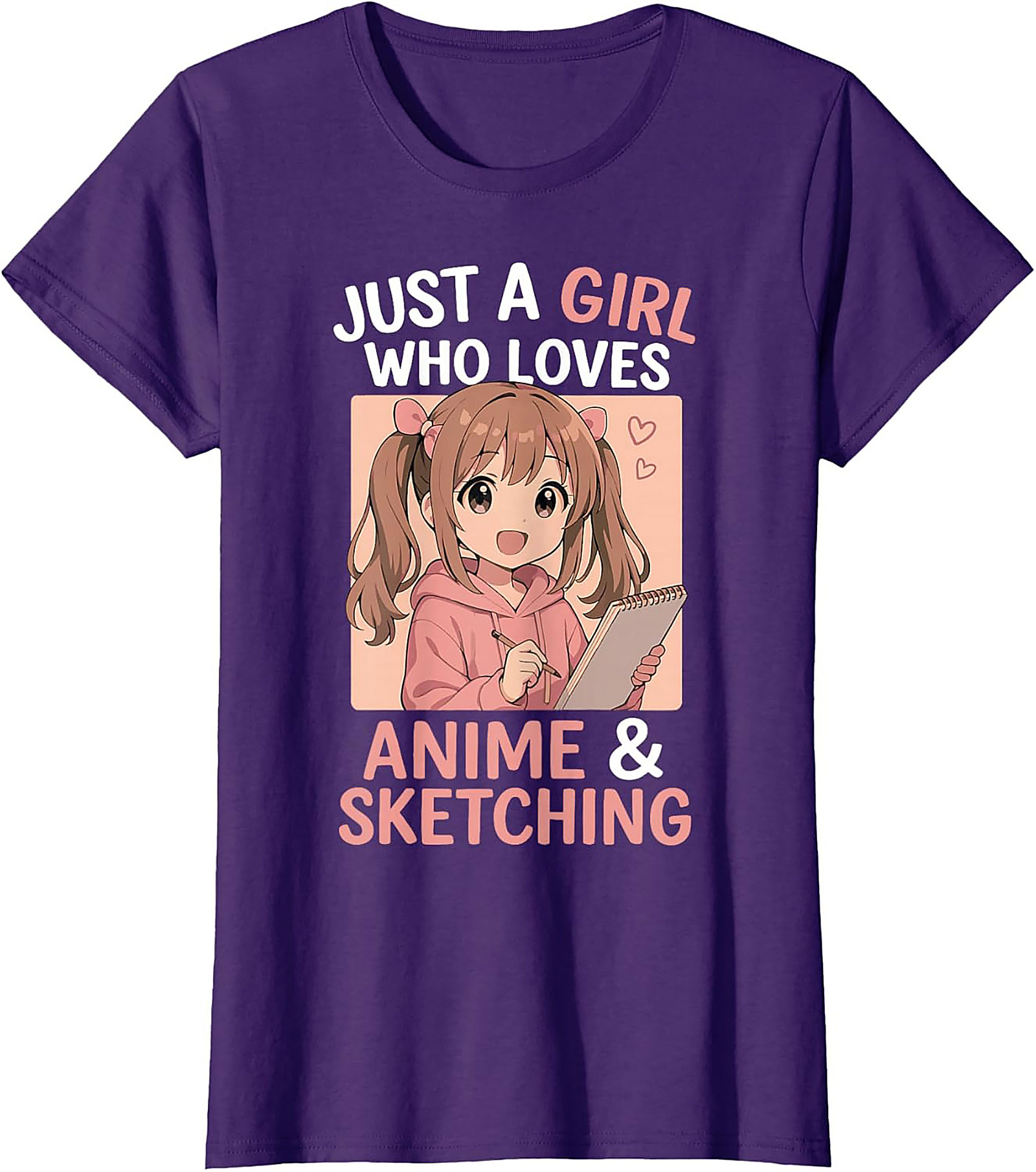 Anime Sketching Graphic Tee | Funny Otaku Art Lover Shirt