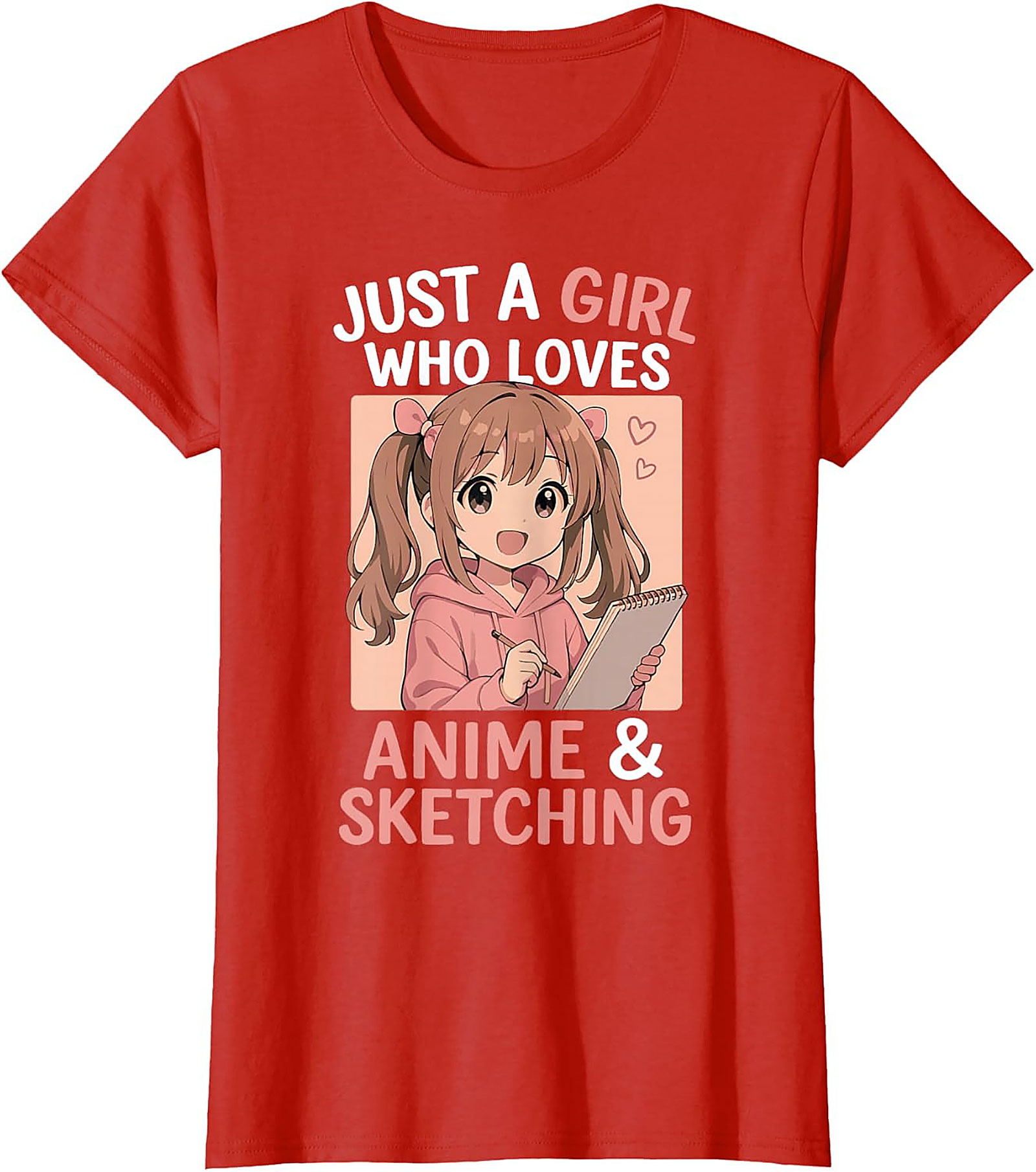 Anime Sketching Graphic Tee | Funny Otaku Art Lover Shirt