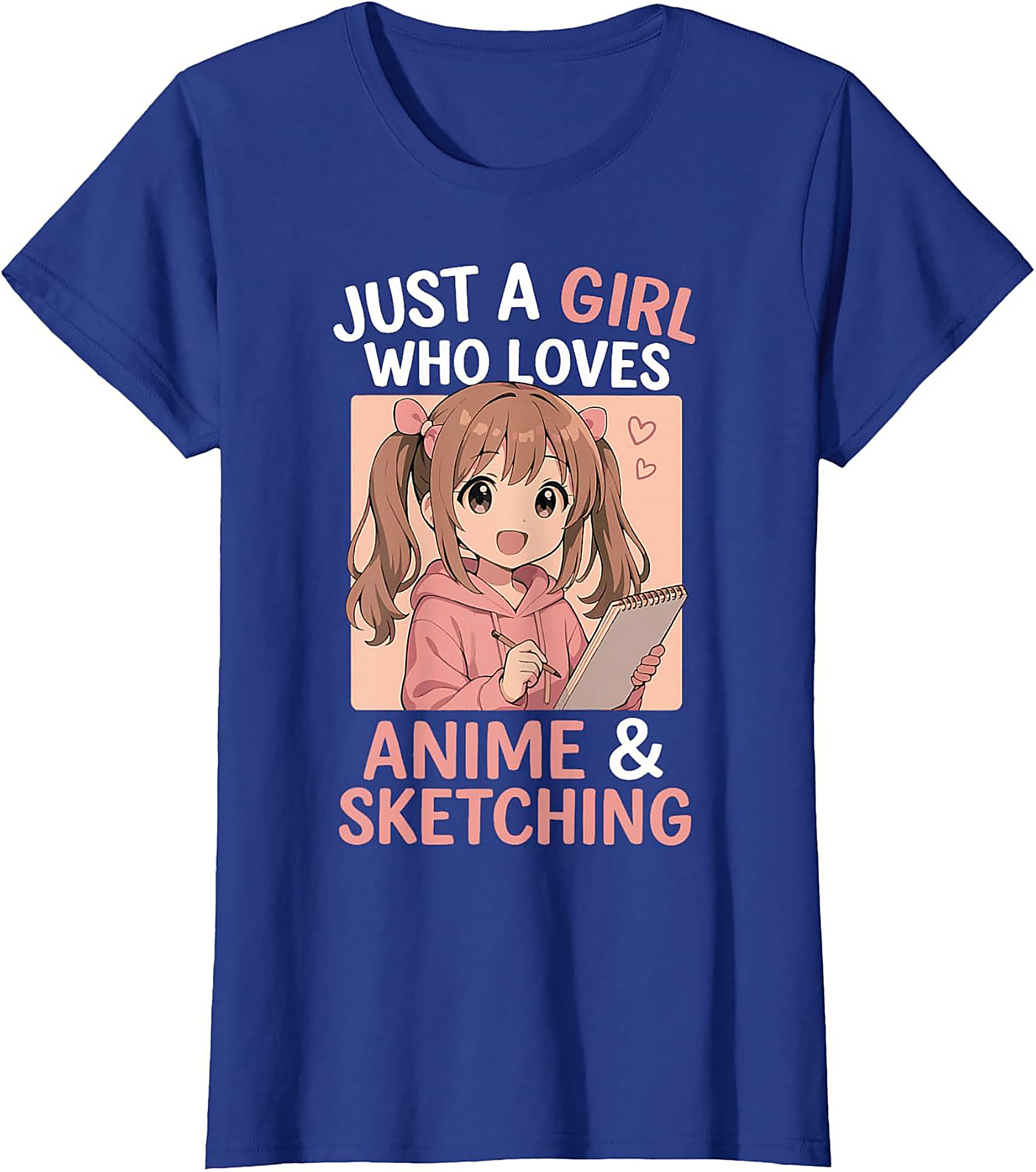 Anime Sketching Graphic Tee | Funny Otaku Art Lover Shirt