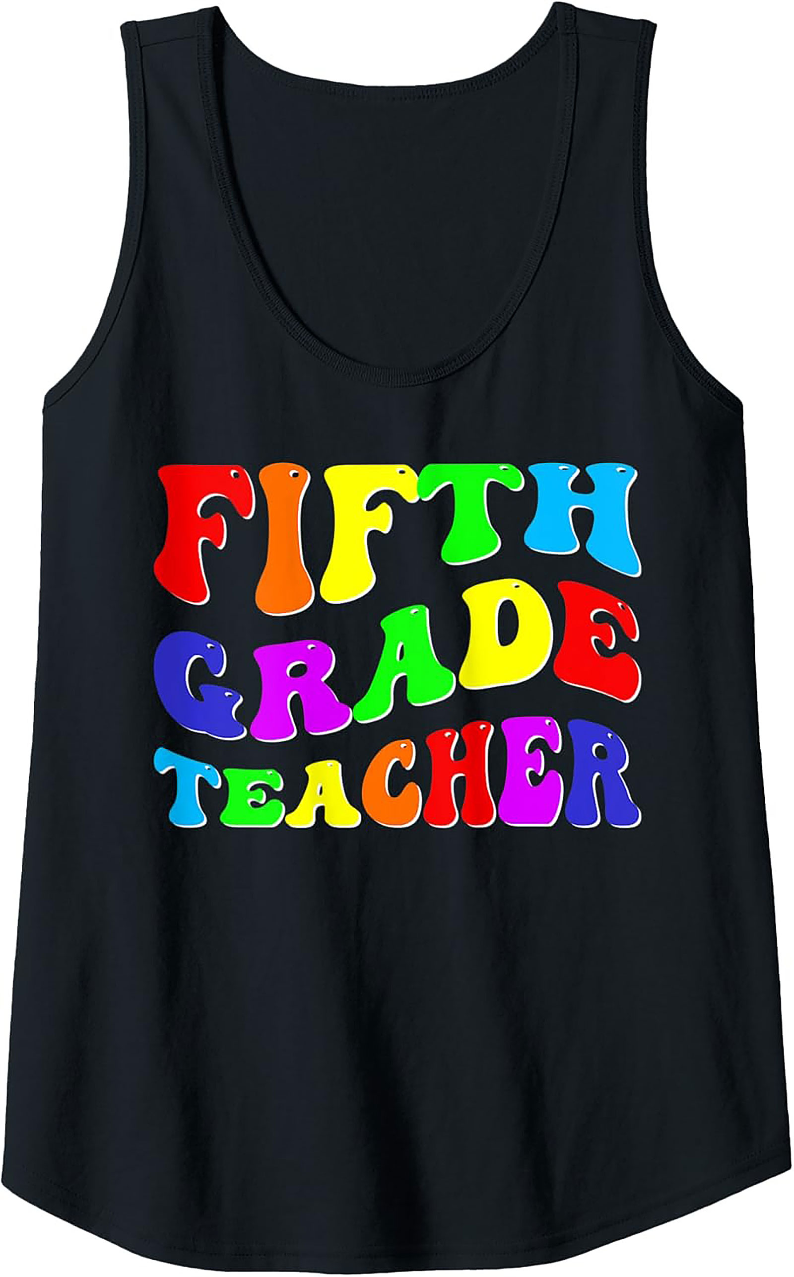 Groovy Fifth Grade Teacher Tank Top