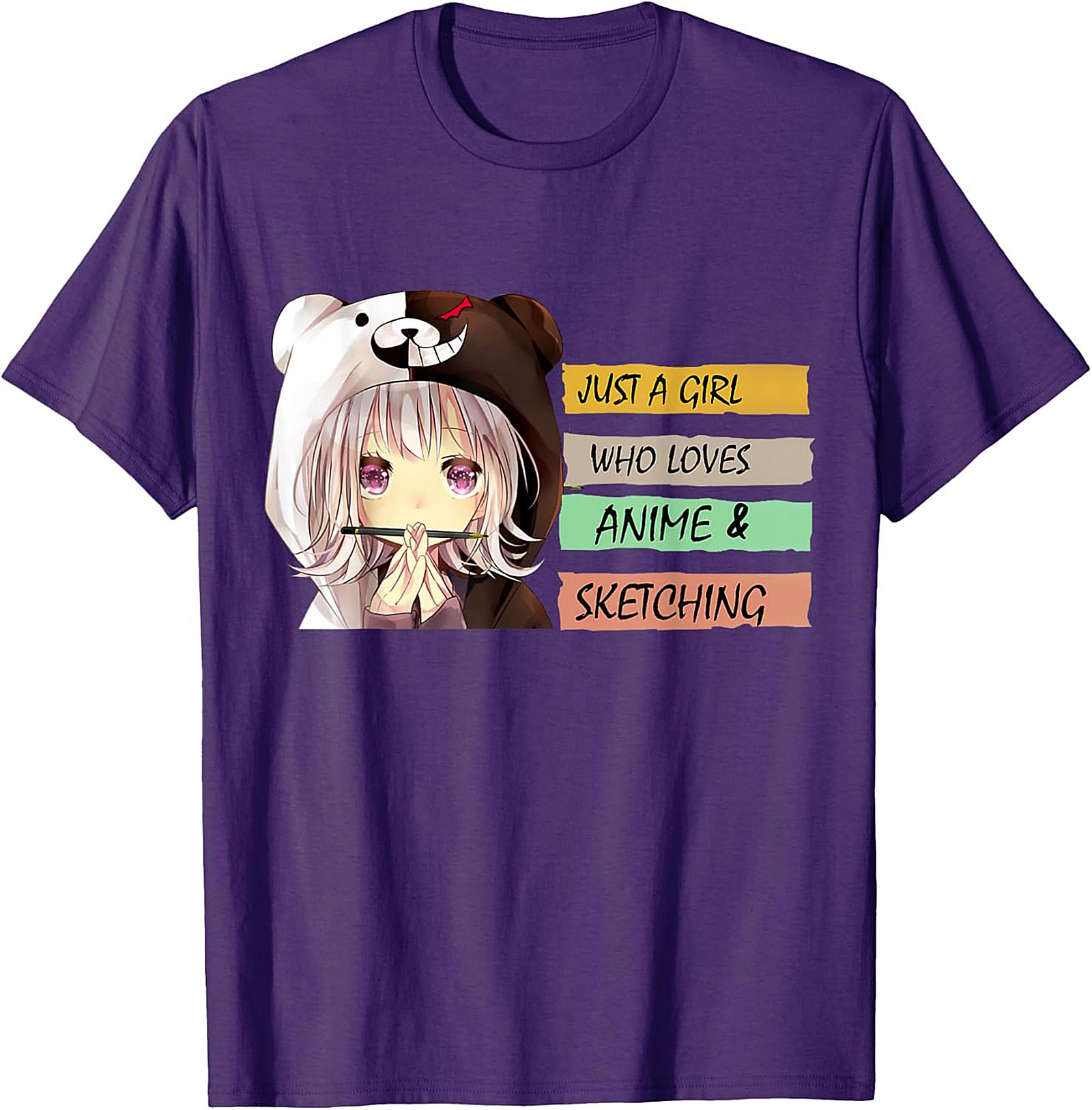 Anime Sketching T-Shirt – Cute Manga Artist Graphic Tee