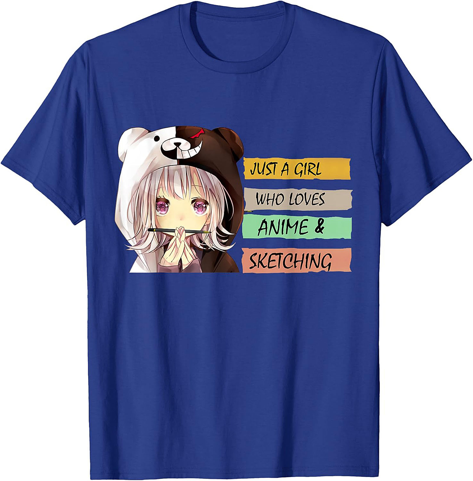 Anime Sketching T-Shirt – Cute Manga Artist Graphic Tee