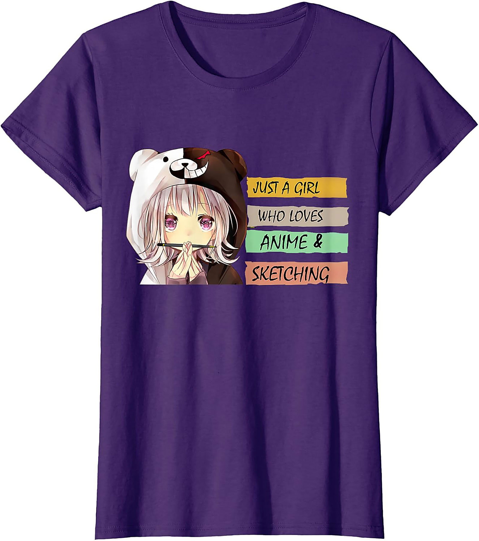Anime Sketching T-Shirt – Cute Manga Artist Graphic Tee