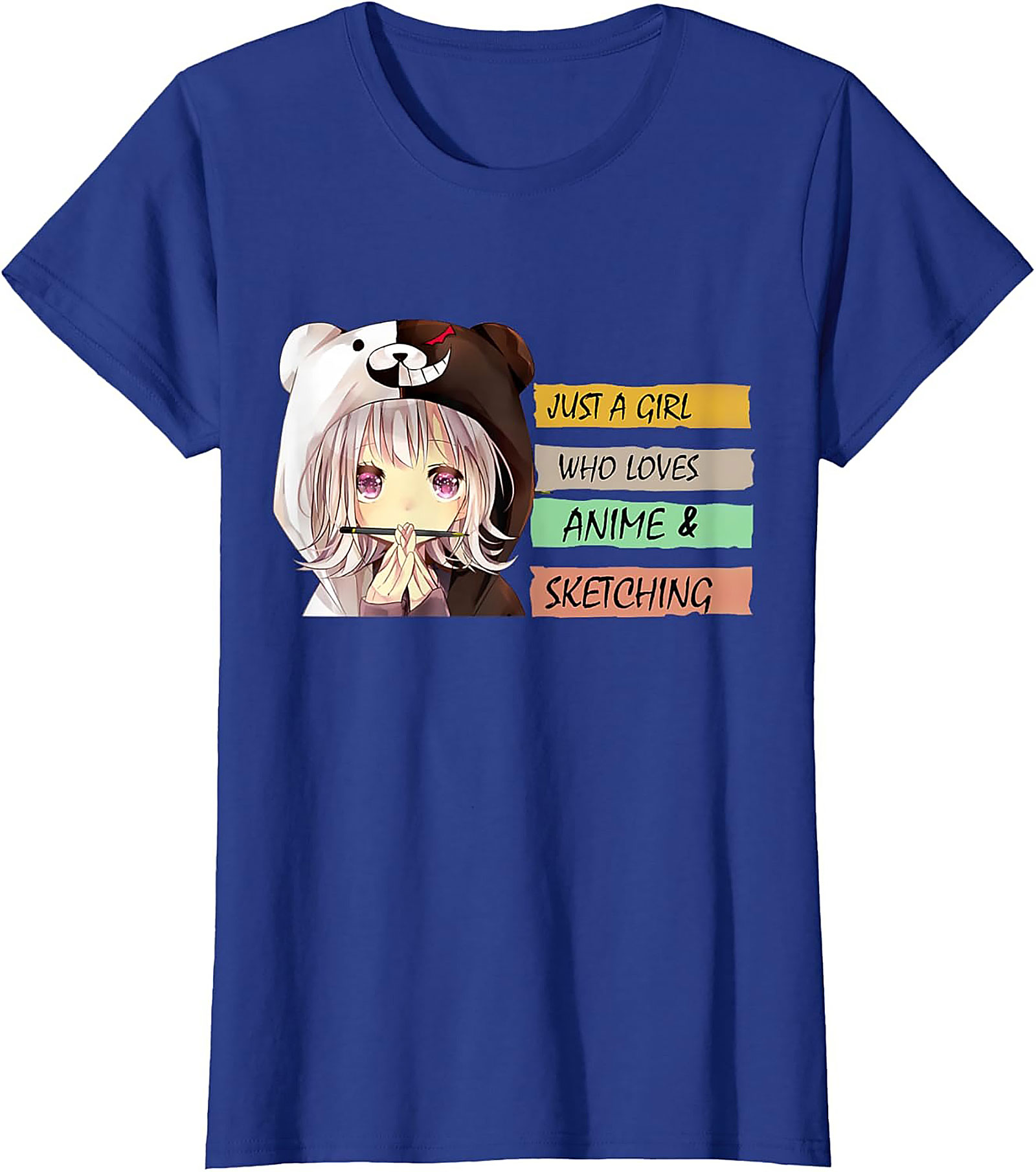 Anime Sketching T-Shirt – Cute Manga Artist Graphic Tee