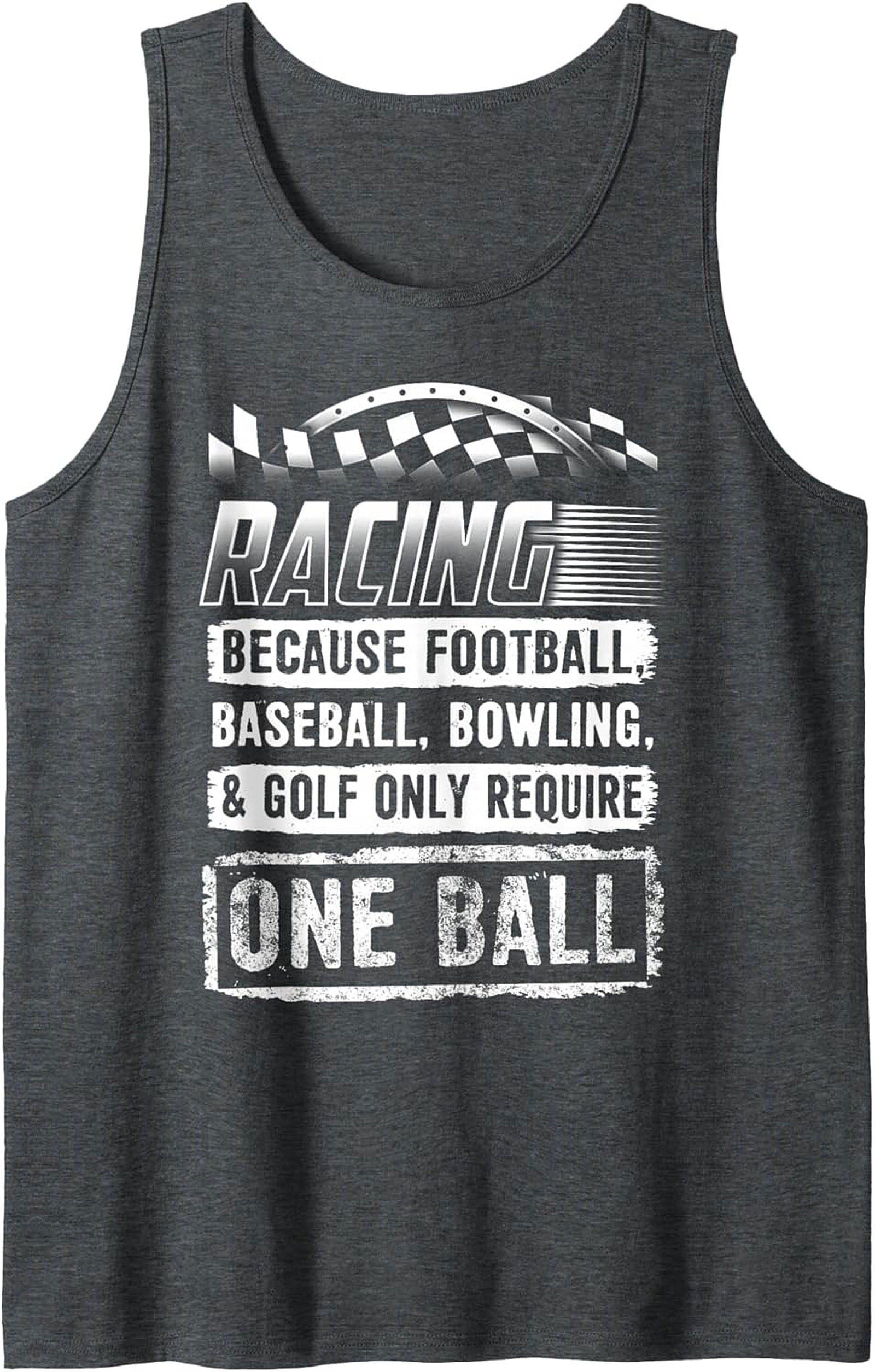 Funny Racing Humor Graphic Tank Top Motorsport Sleeveless