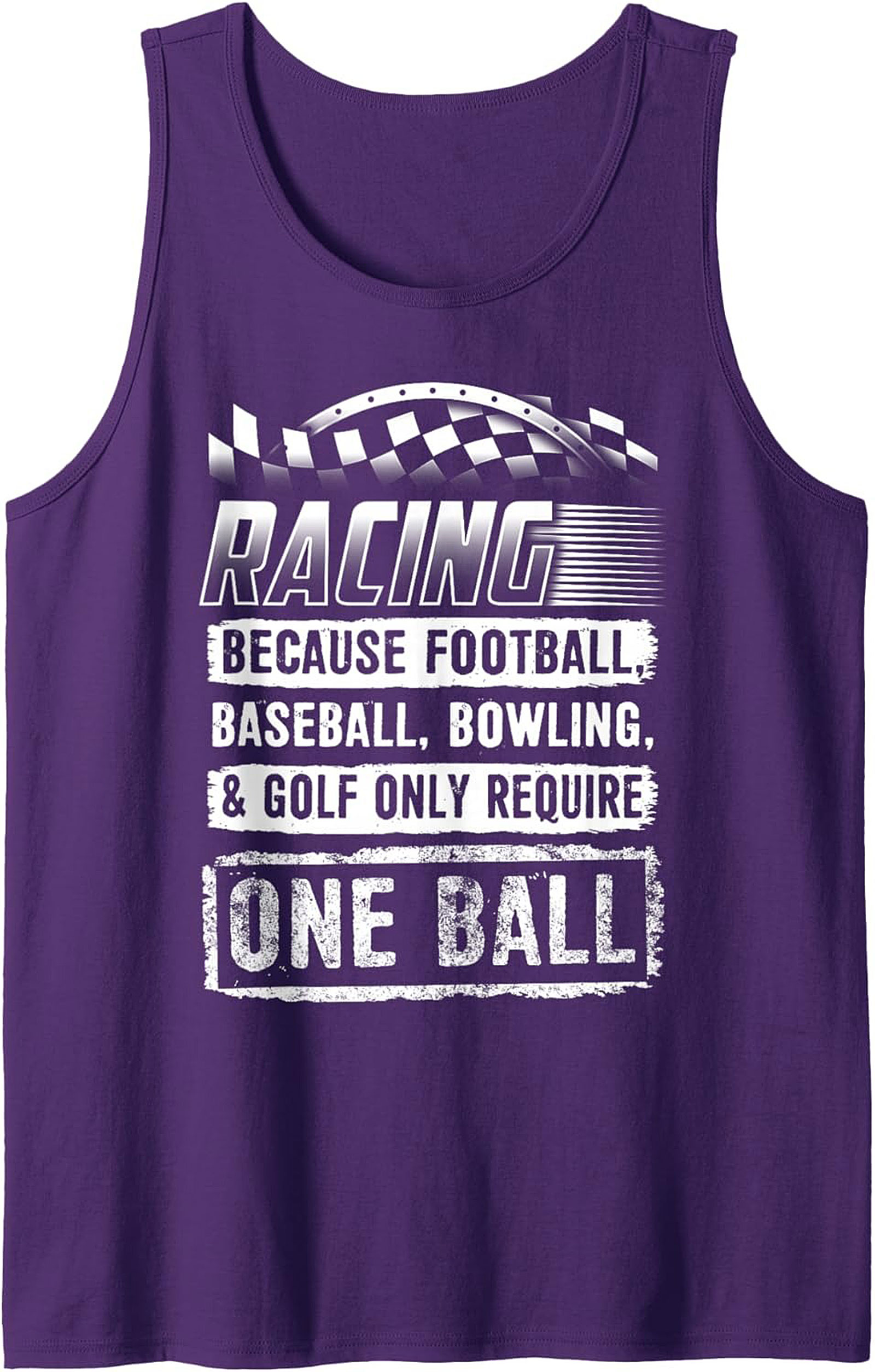 Funny Racing Humor Graphic Tank Top Motorsport Sleeveless