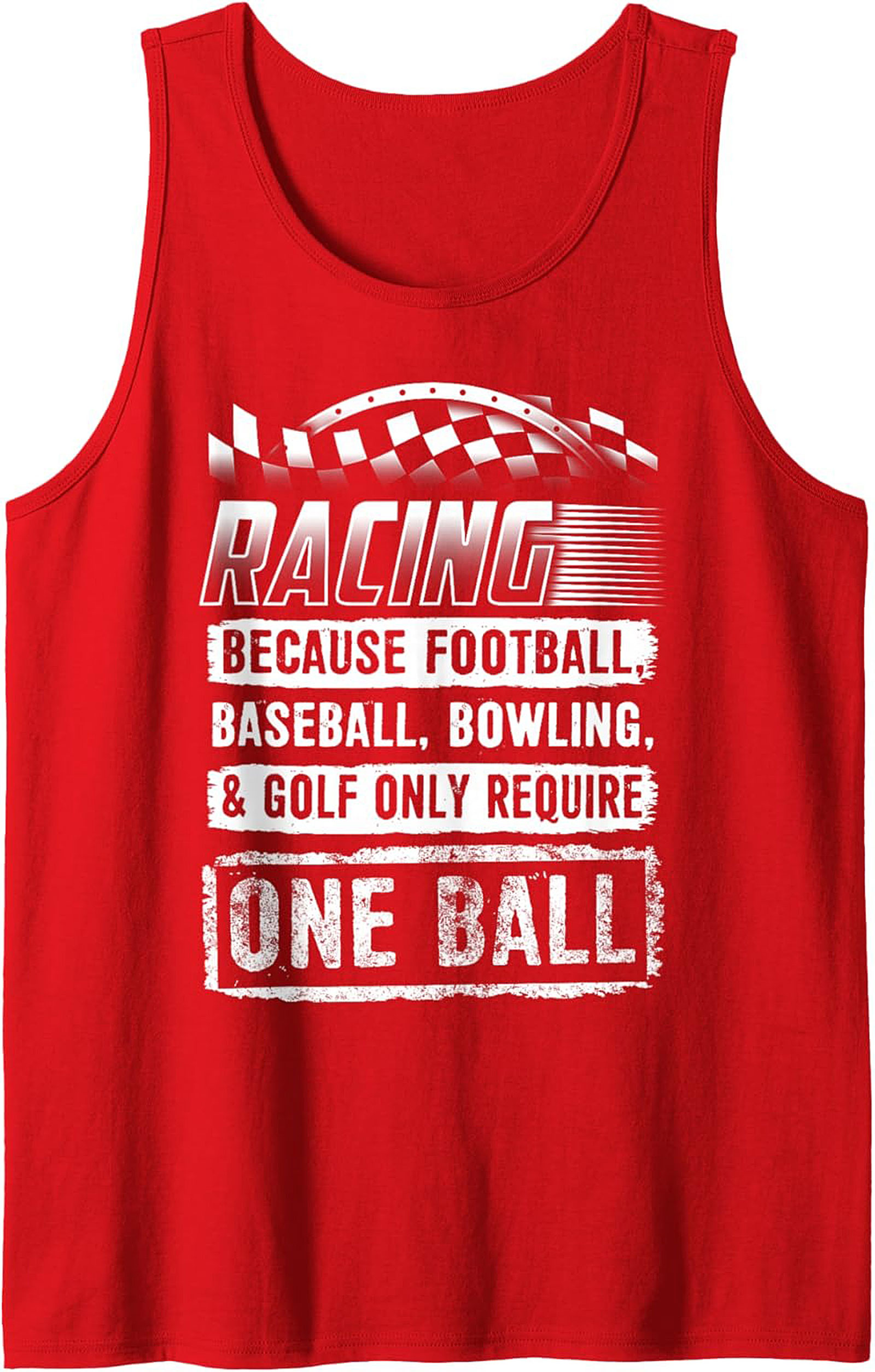 Funny Racing Humor Graphic Tank Top Motorsport Sleeveless